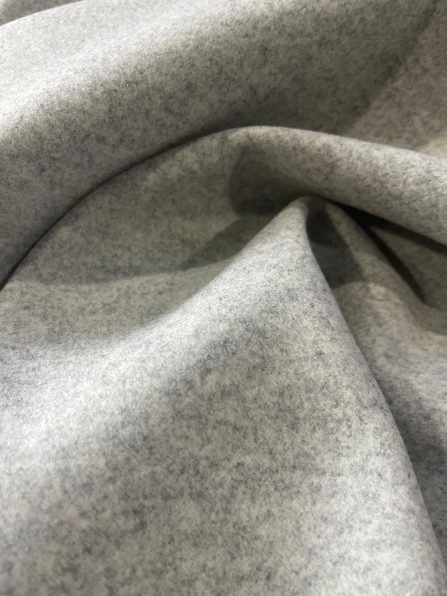 Cesare 022 heavy stretch fabric wool look grey