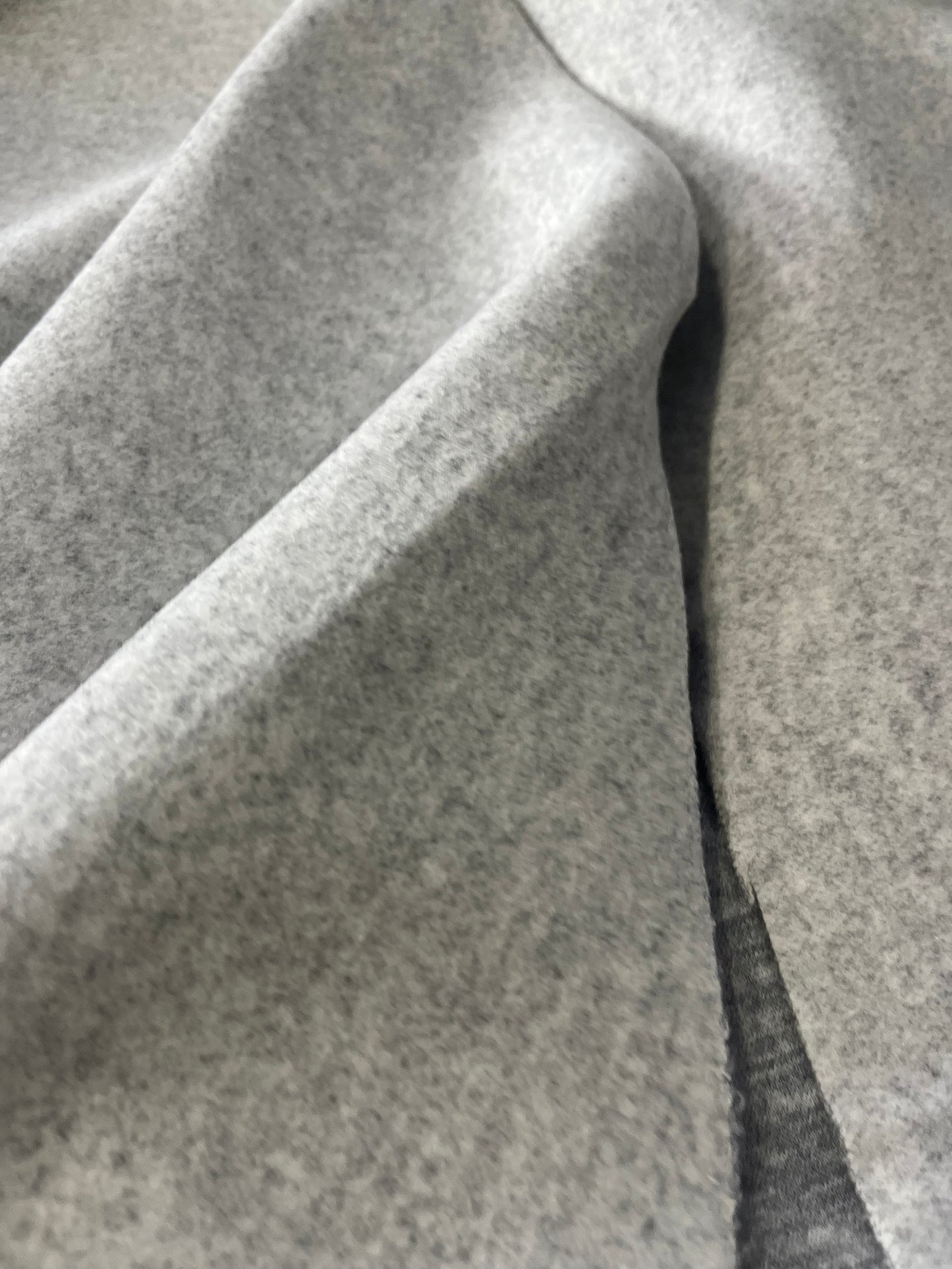 Cesare 022 heavy stretch fabric wool look grey