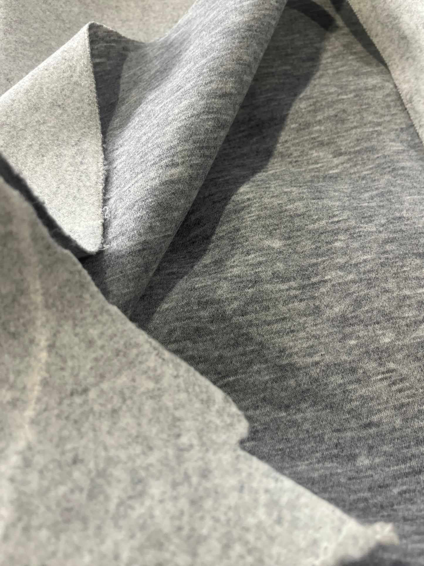 Cesare 022 heavy stretch fabric wool look grey