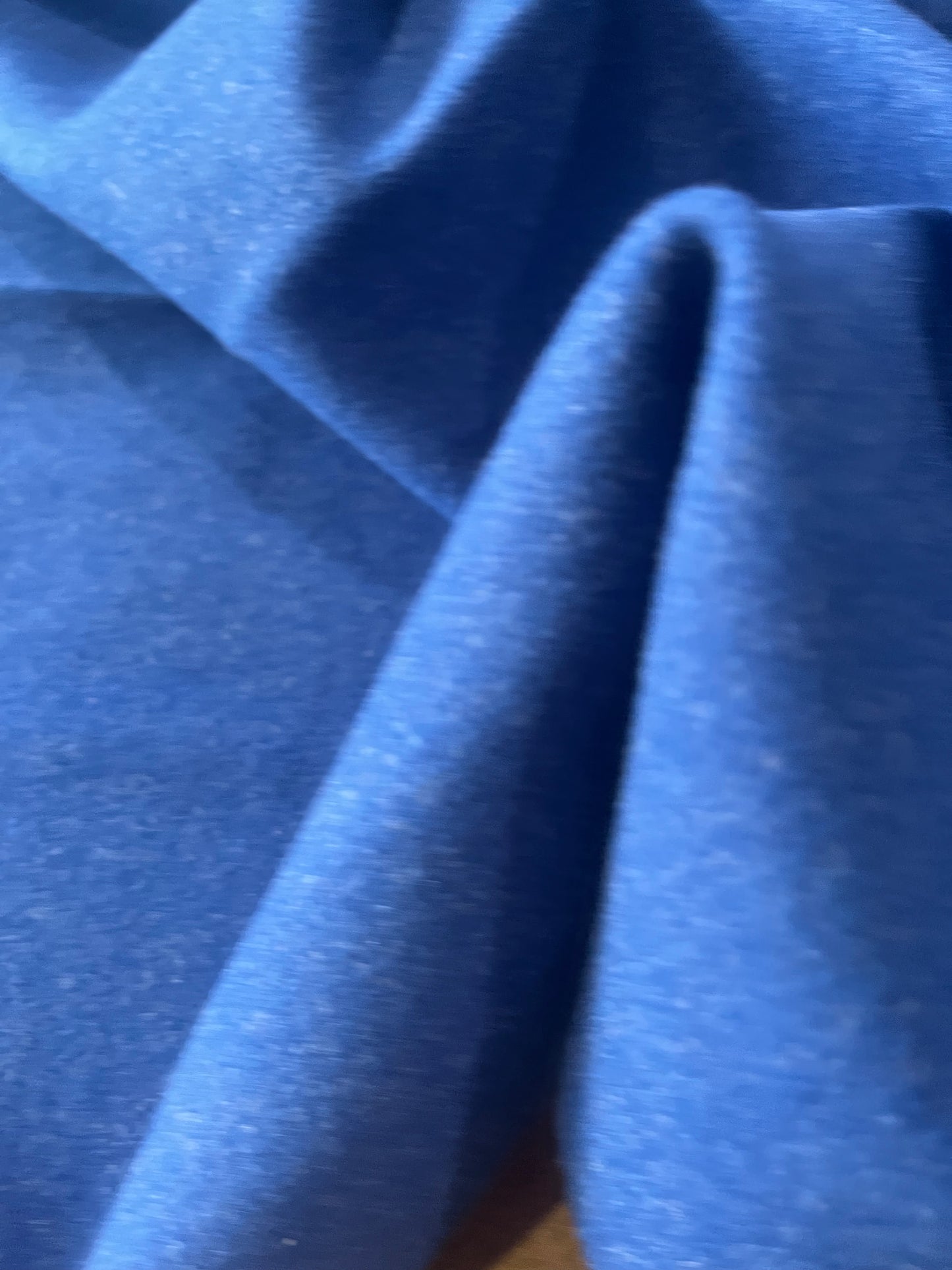 Cesare 023 heavy stretch fabric wool look cobalt blue
