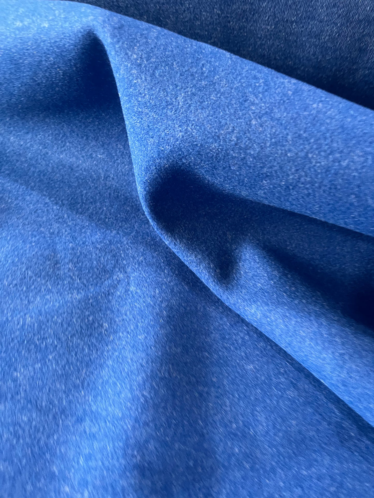 Cesare 023 heavy stretch fabric wool look cobalt blue