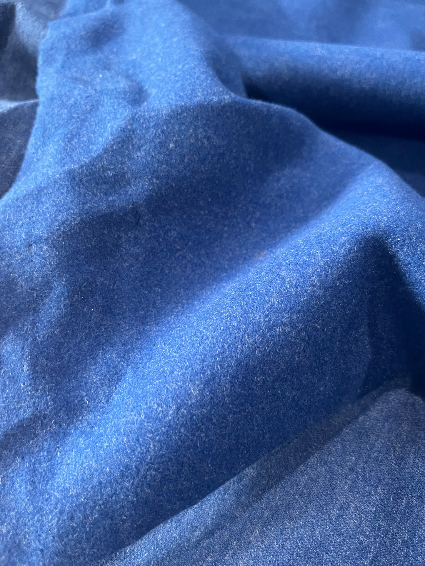 Cesare 023 heavy stretch fabric wool look cobalt blue