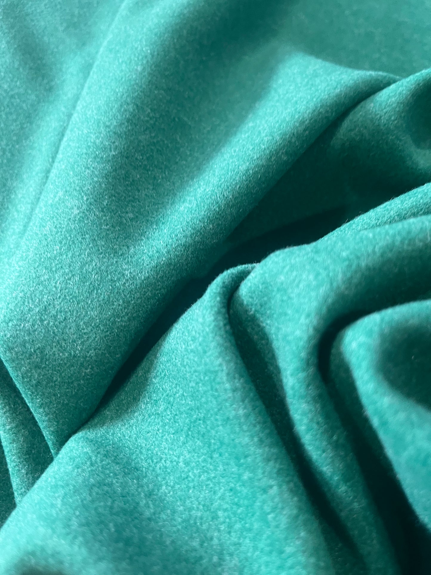 Cesare 024 heavy stretch fabric wool look bottle green