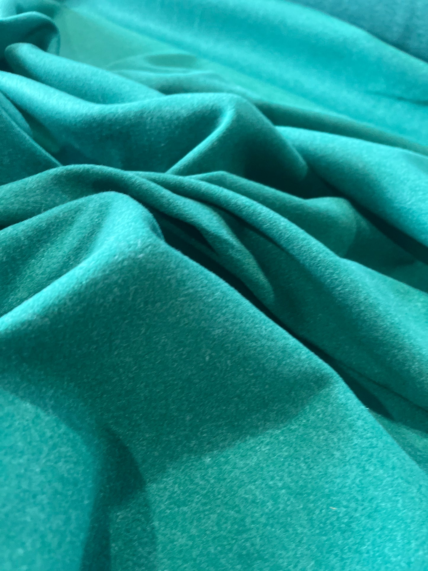 Cesare 024 heavy stretch fabric wool look bottle green