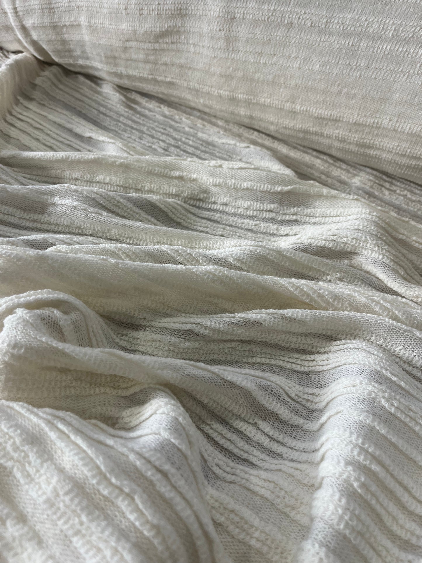 Cesare 025 cotton fantasy jersey stripes off white