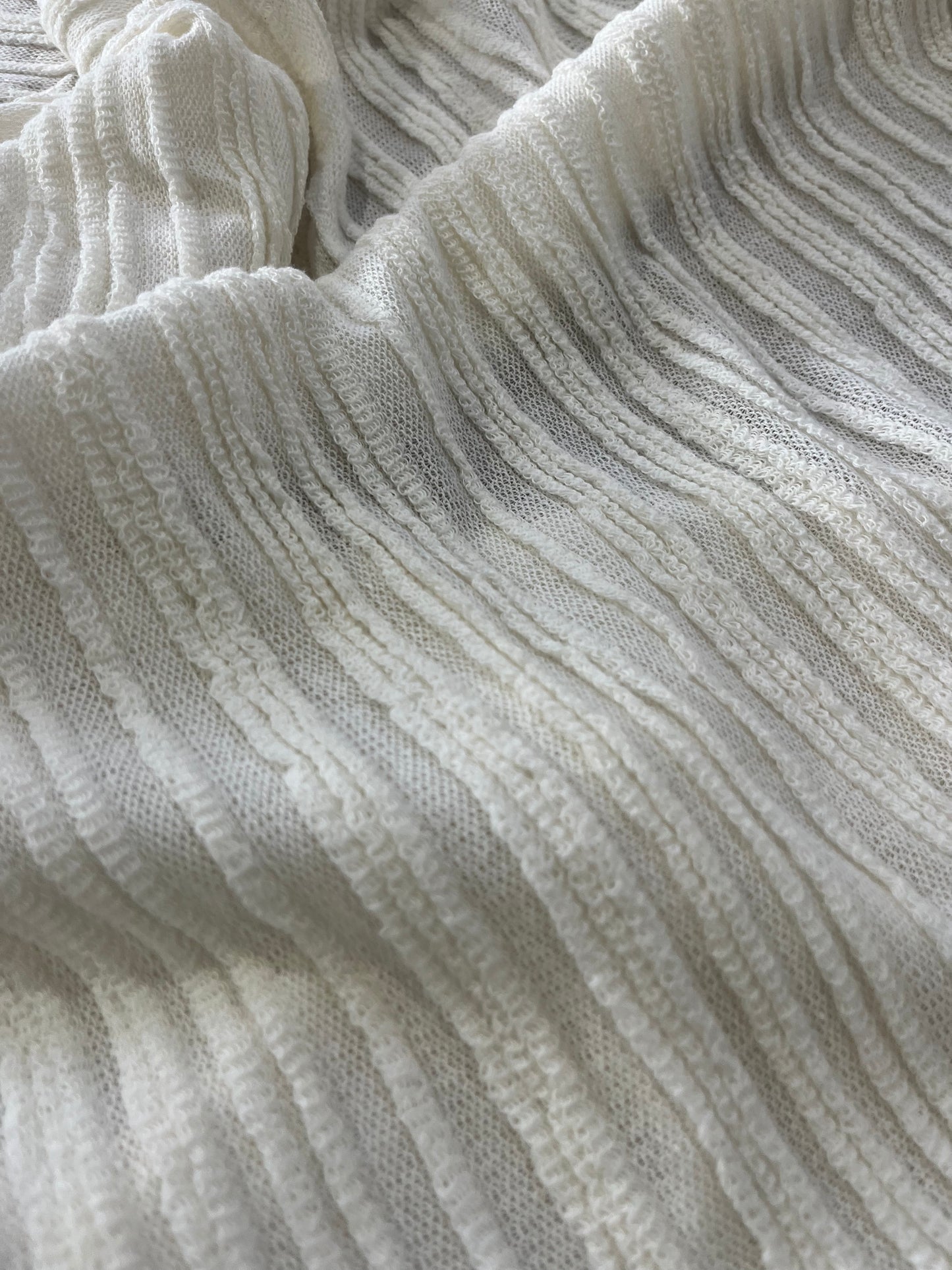 Cesare 025 cotton fantasy jersey stripes off white
