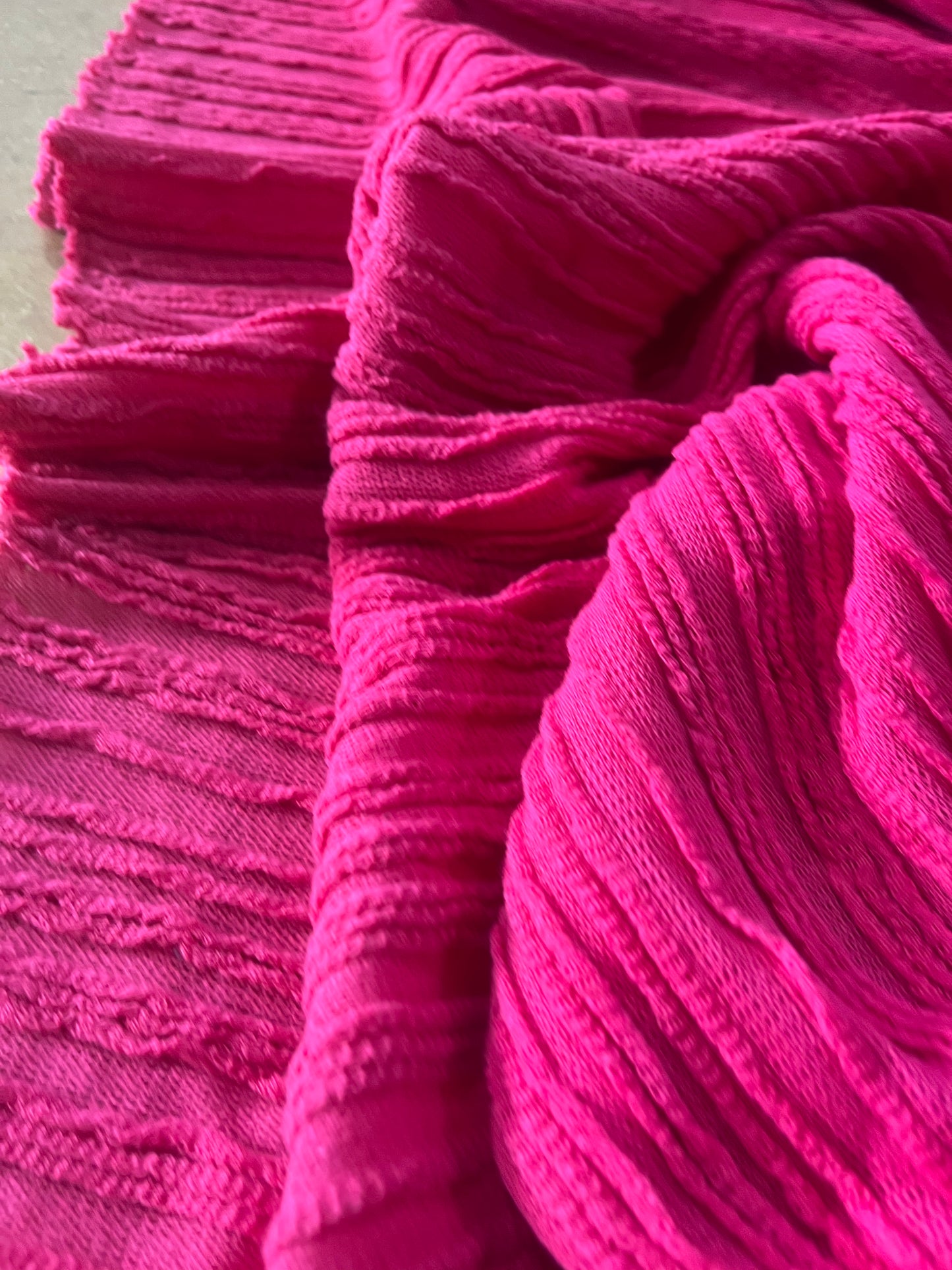 Cesare 027 cotton fantasy jersey stripes fuchsia