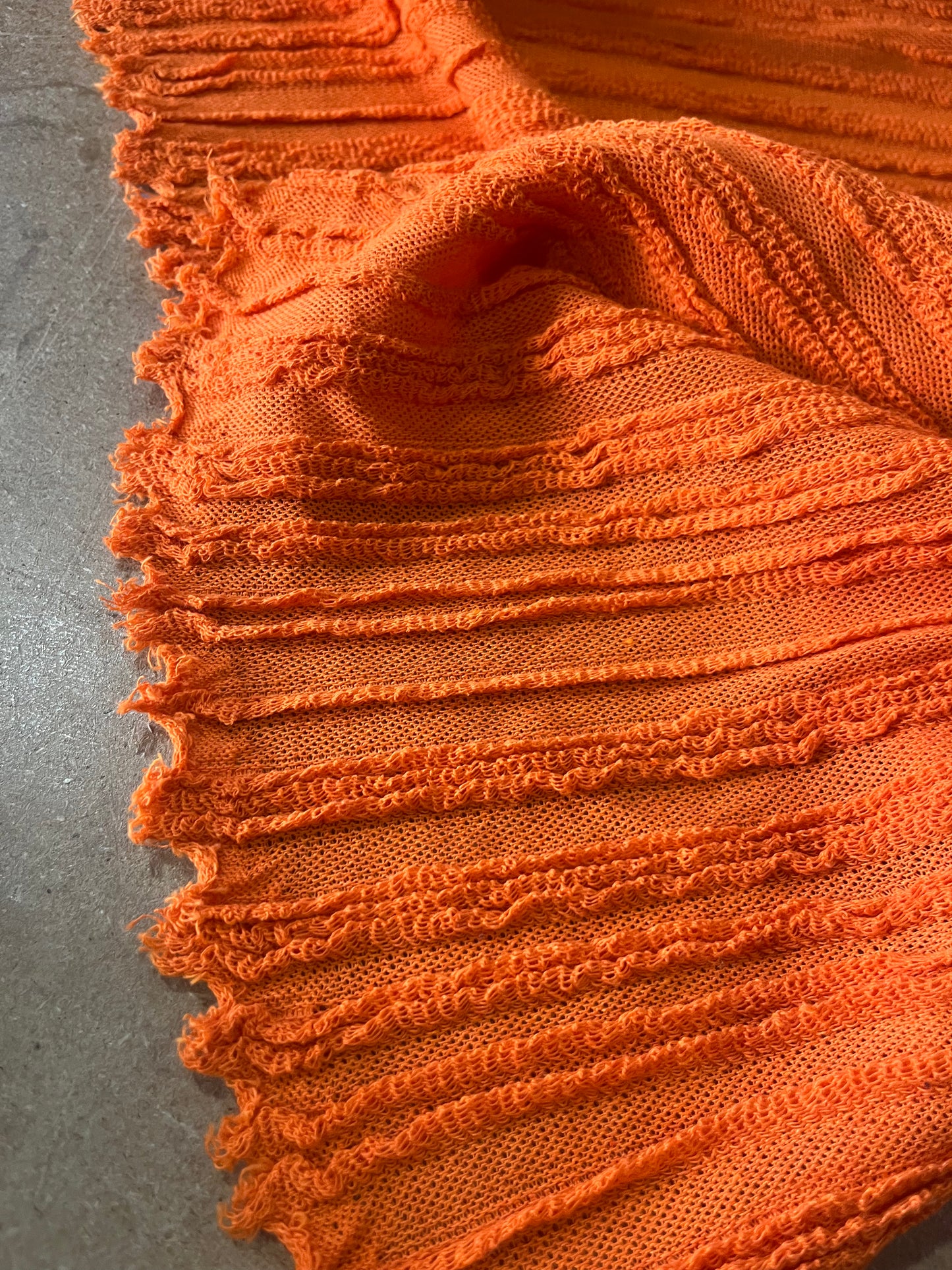 Cesare 028 cotton fantasy jersey stripes orange