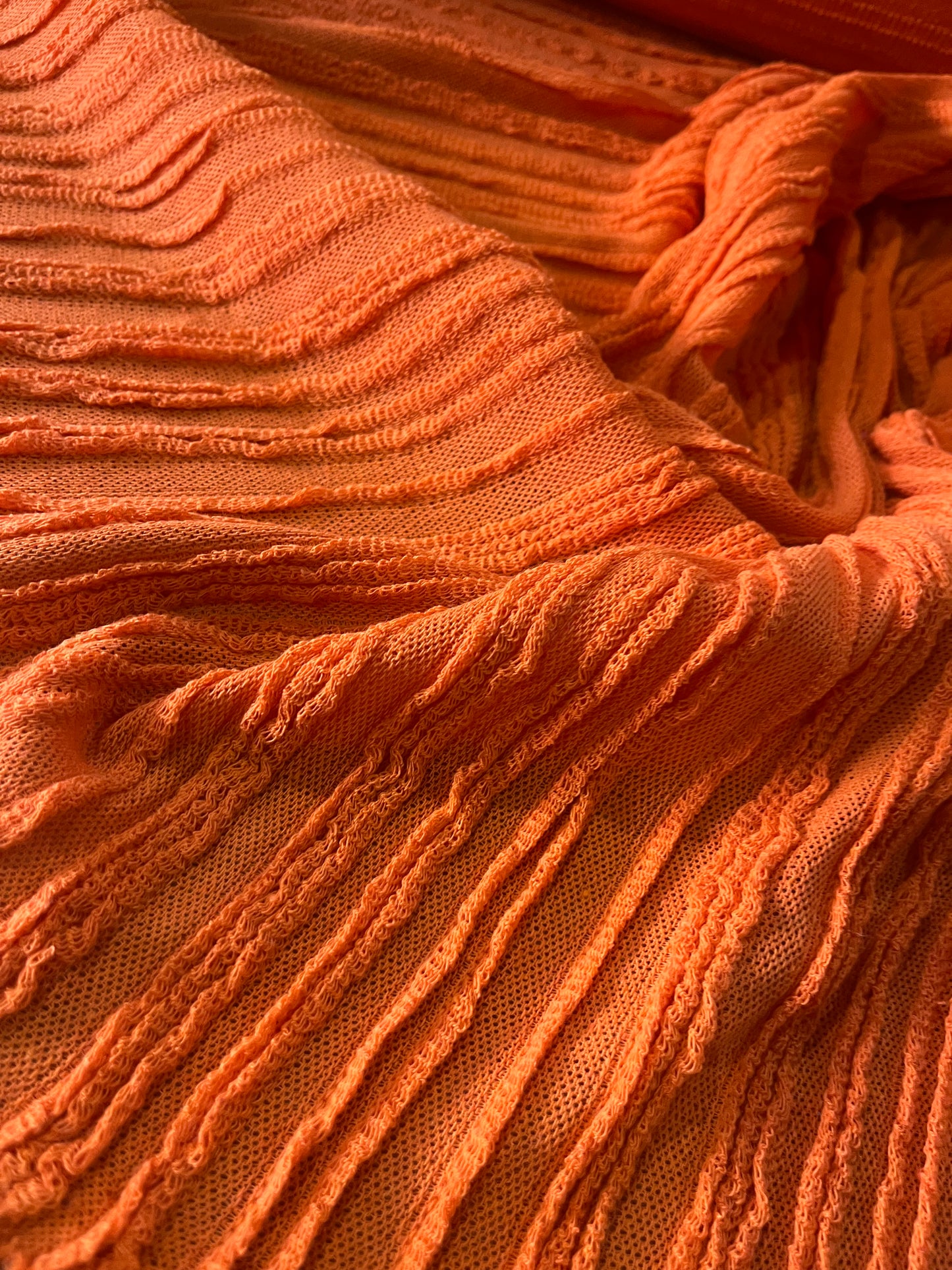 Cesare 028 cotton fantasy jersey stripes orange