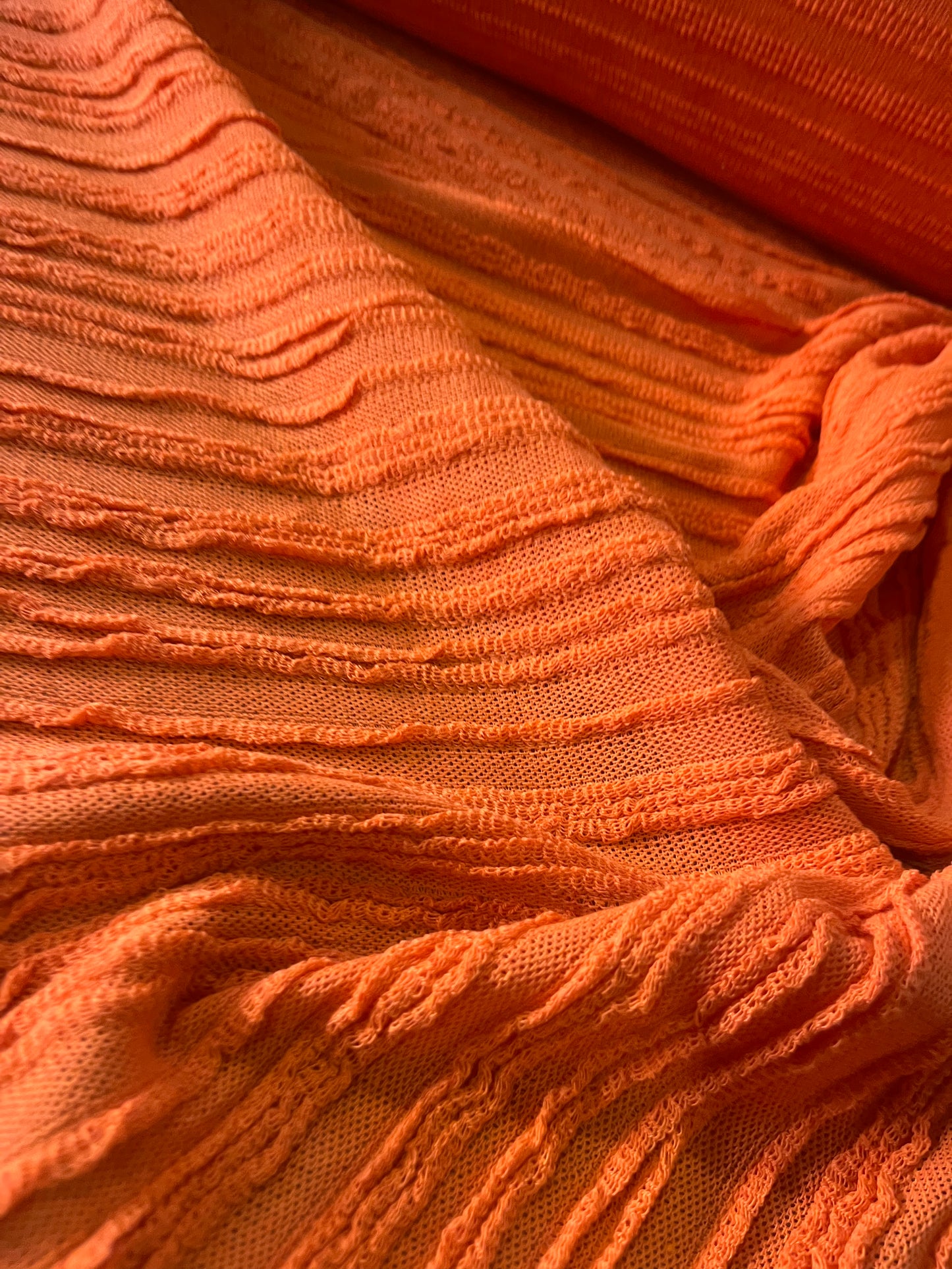 Cesare 028 cotton fantasy jersey stripes orange