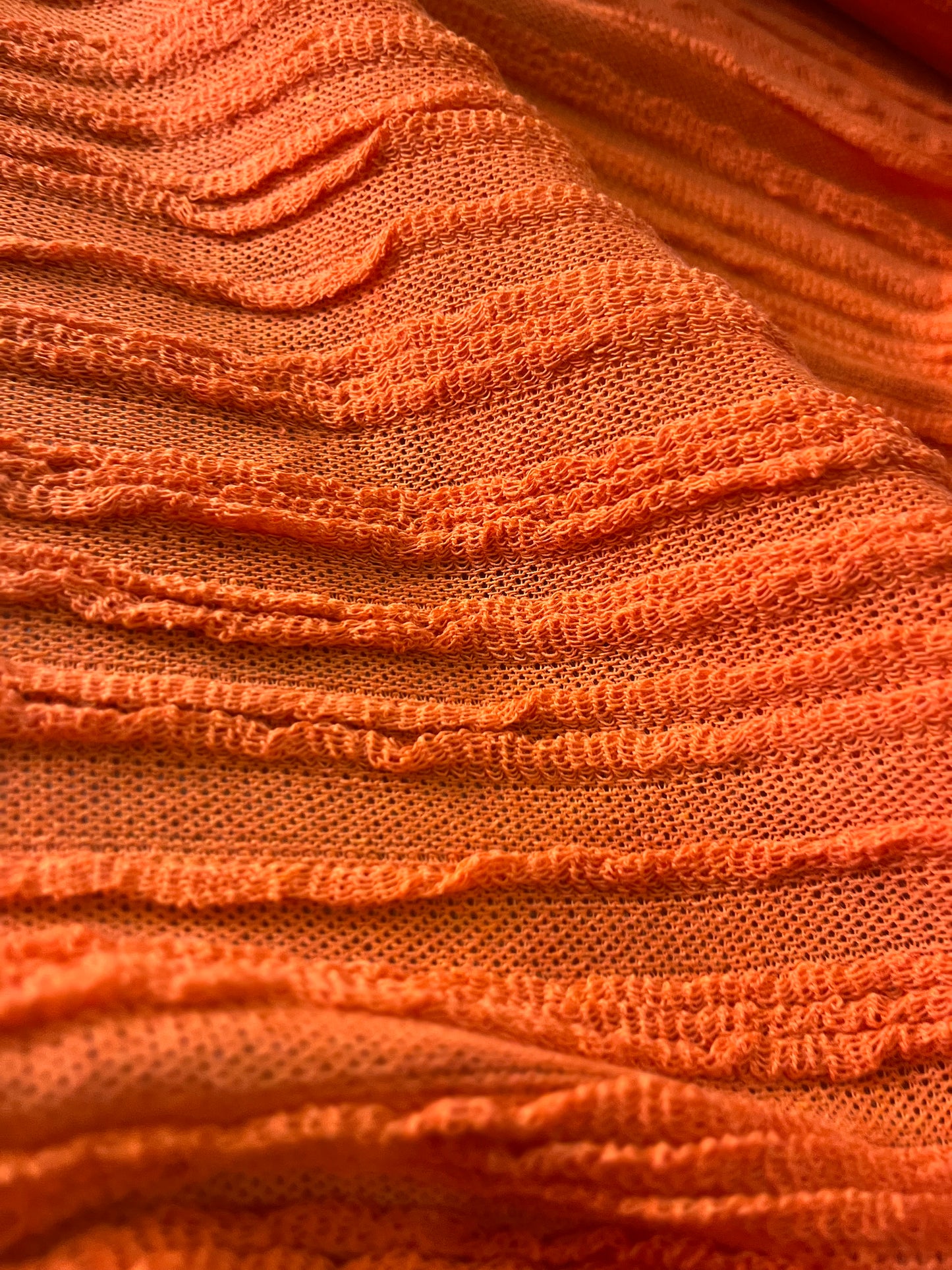Cesare 028 cotton fantasy jersey stripes orange