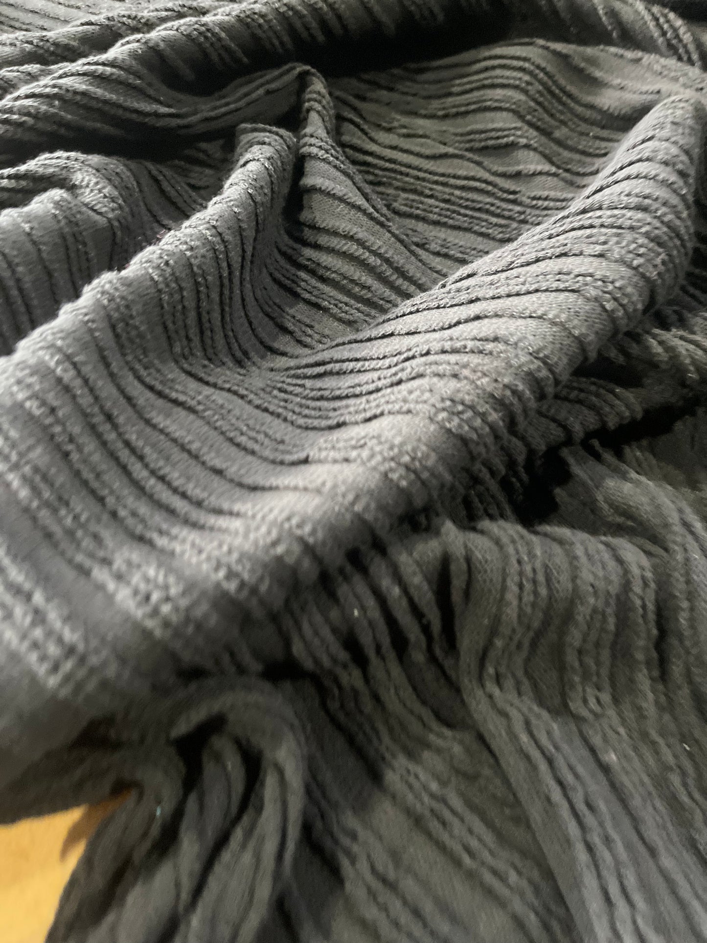 Cesare 029 cotton fantasy jersey stripes black
