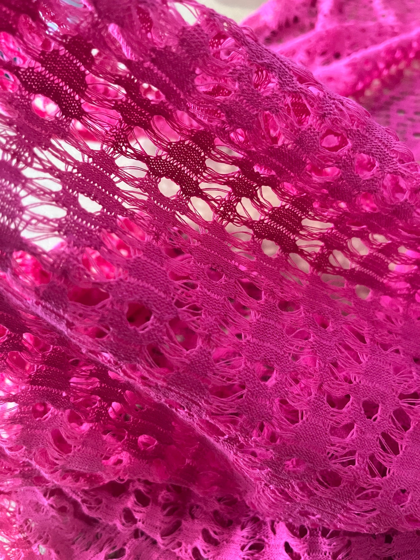 Cesare 031 cotton crochet fuchsia