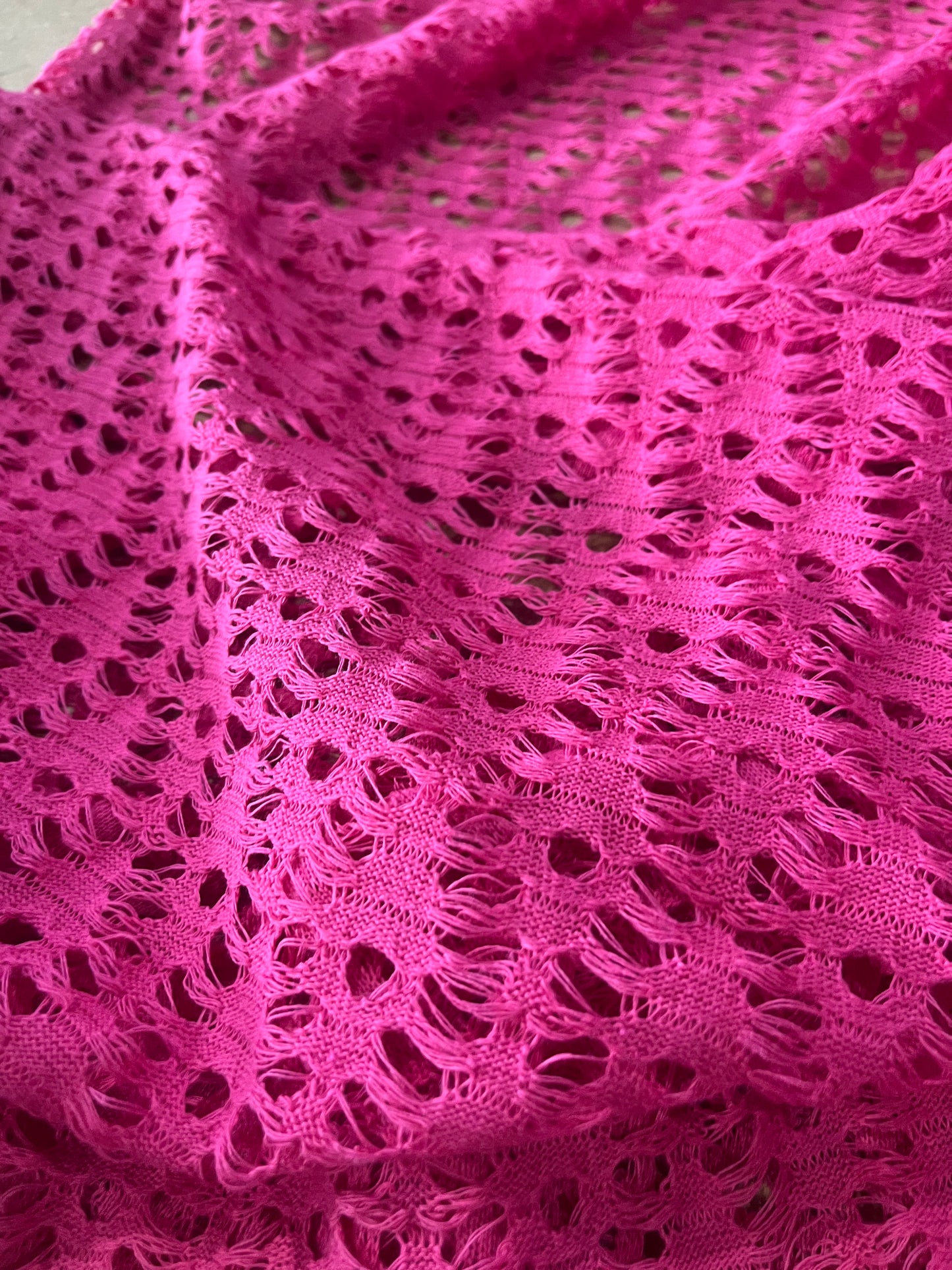 Cesare 031 cotton crochet fuchsia