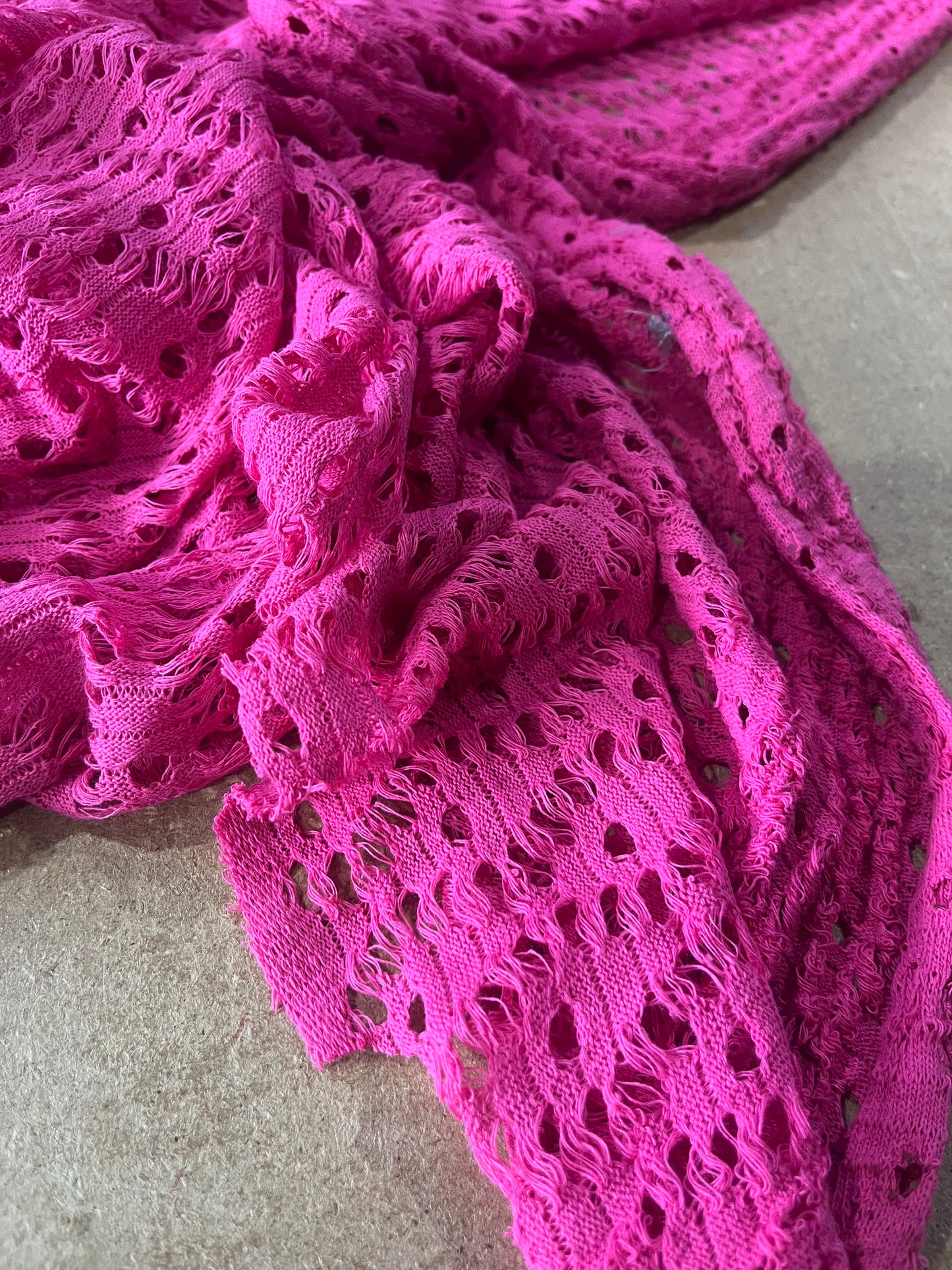 Cesare 031 cotton crochet fuchsia