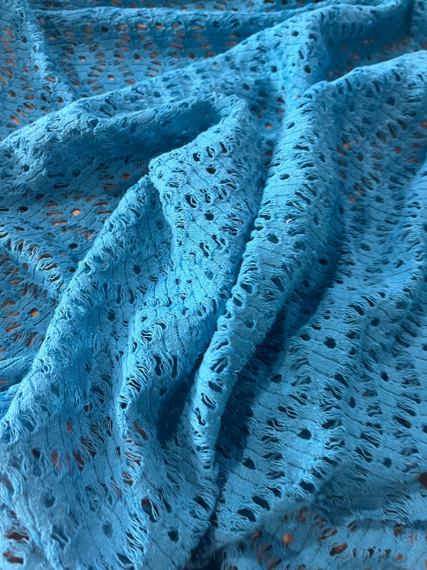 Cesare 032 cotton crochet petrol