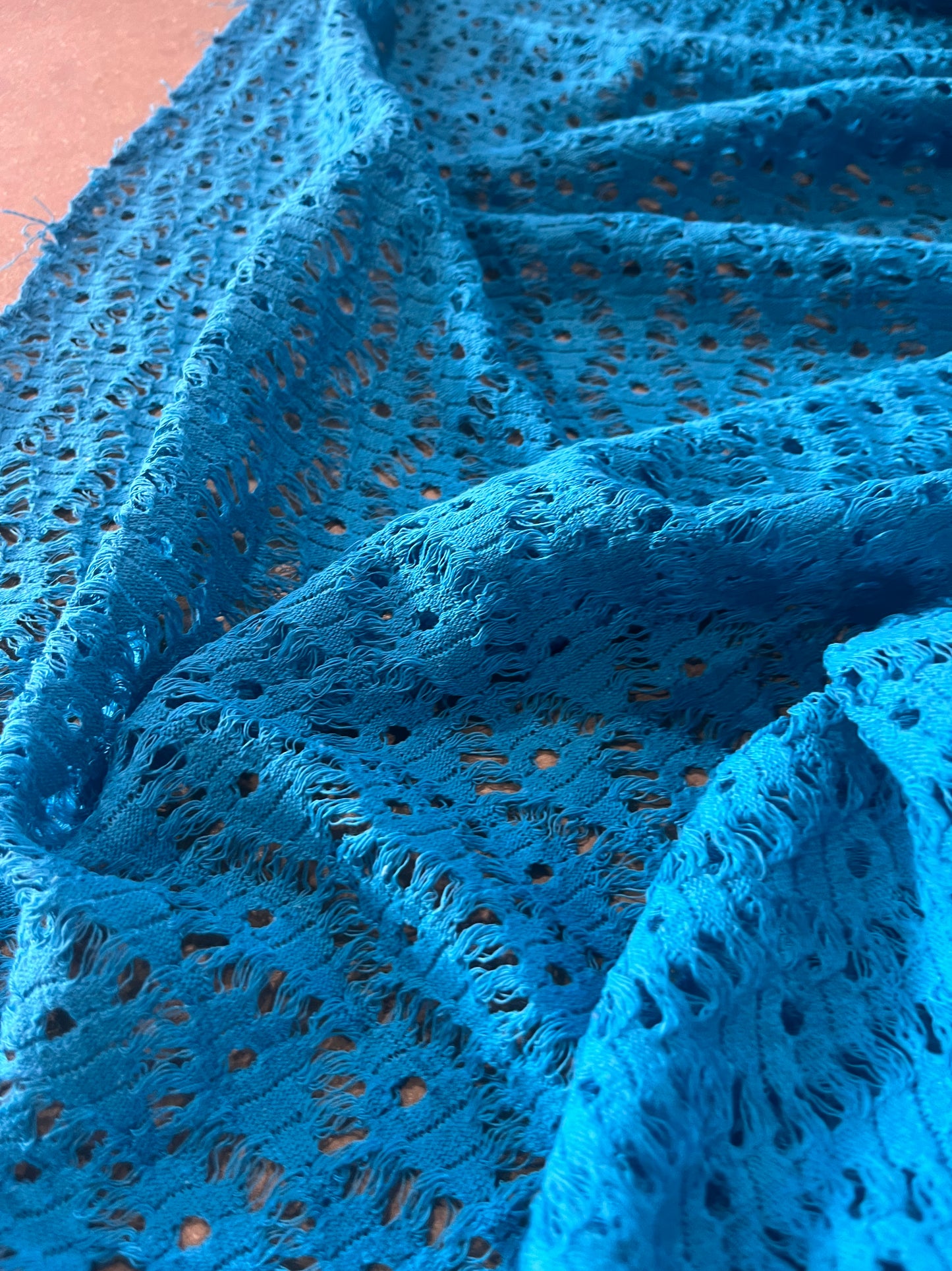 Cesare 032 cotton crochet petrol