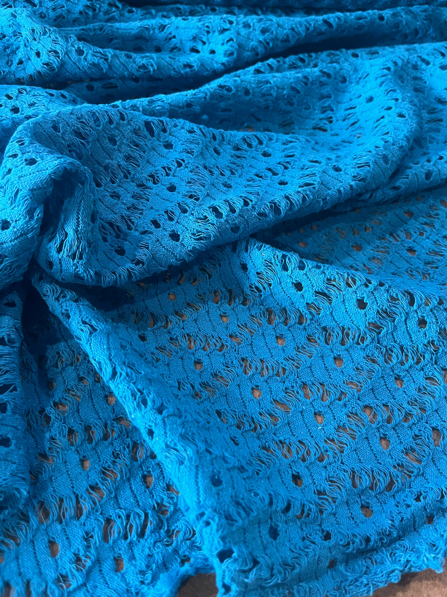 Cesare 032 cotton crochet petrol