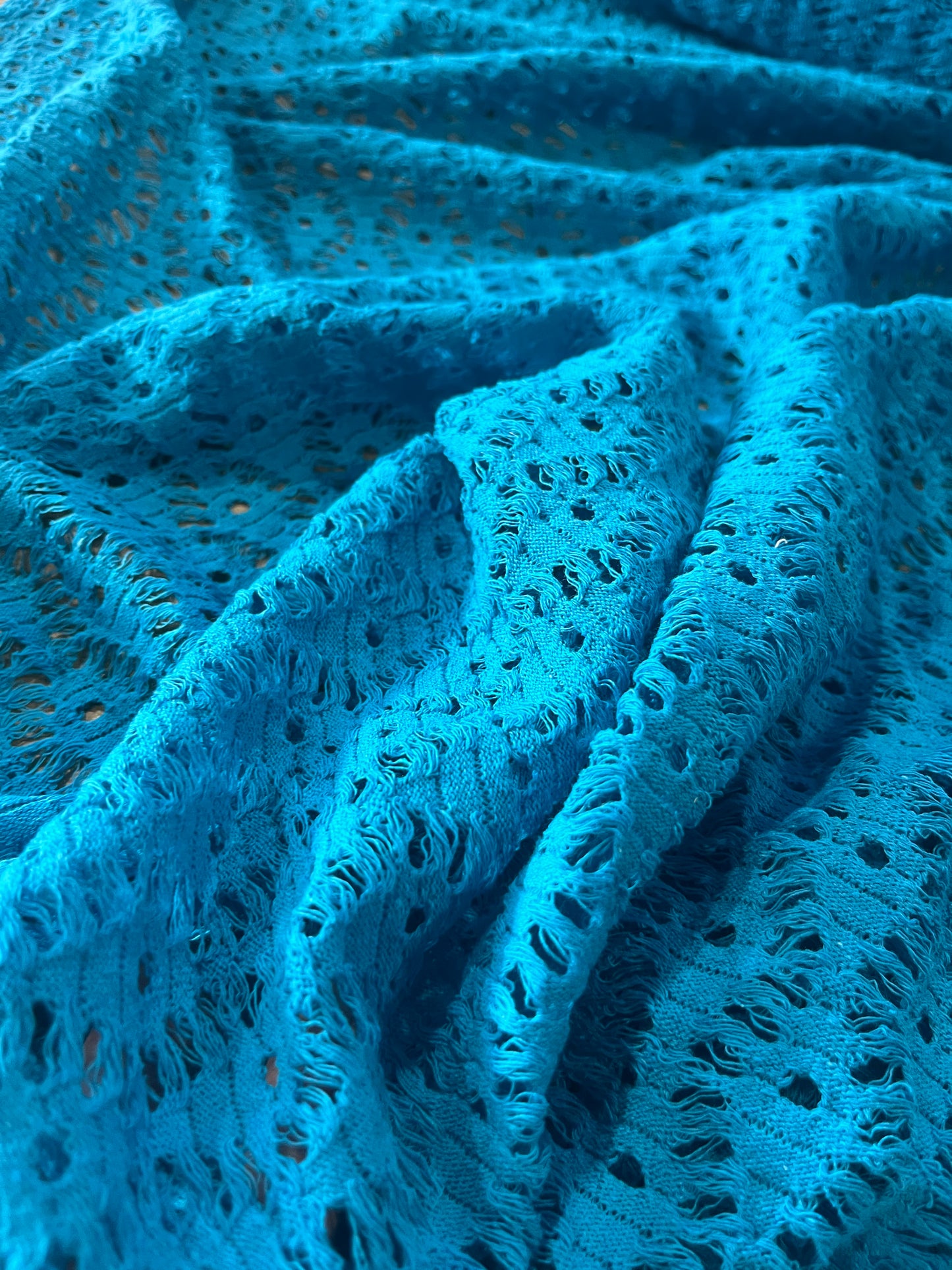 Cesare 032 cotton crochet petrol