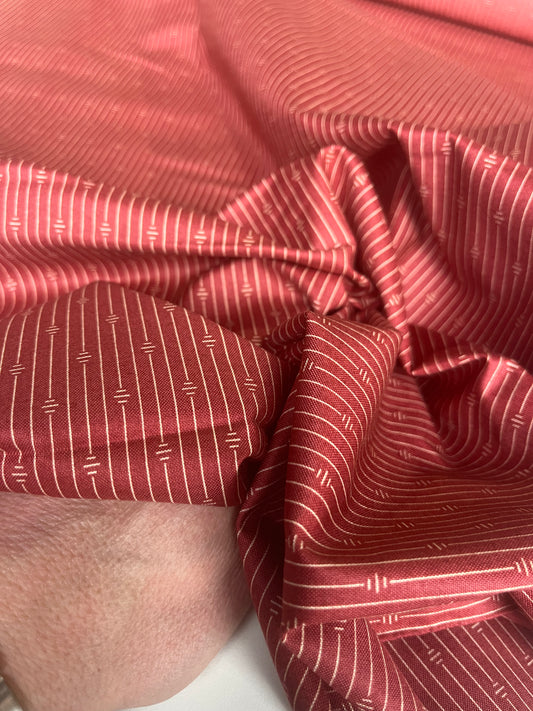 MAHARADJA 035 Indian cotton passage of time ruby red