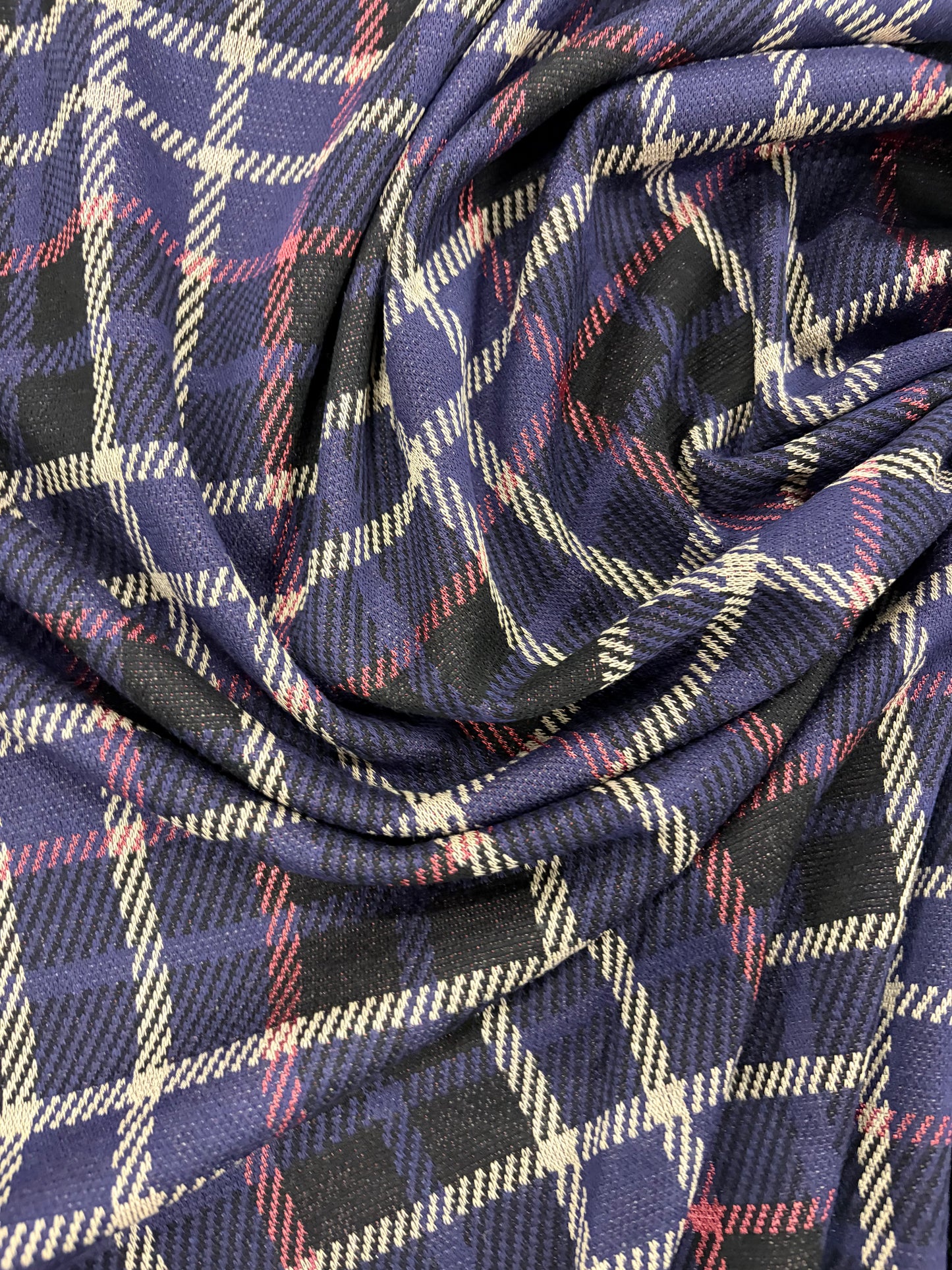 GROGGY 001 checkered jersey jacquard