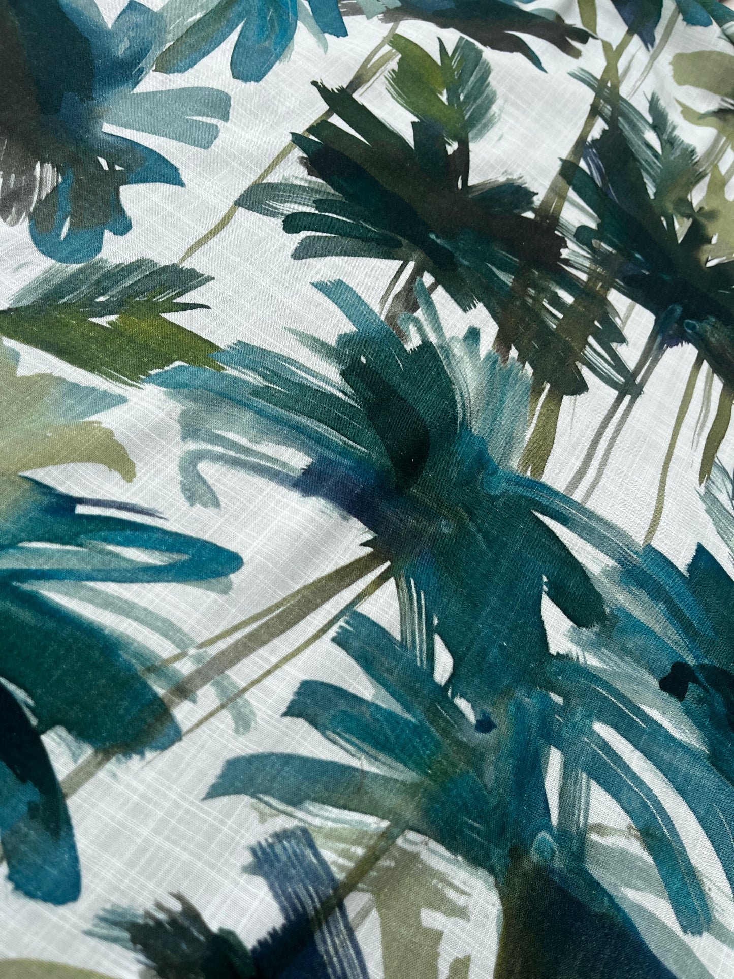 ROSARIO 003 viscose/linen palmier print