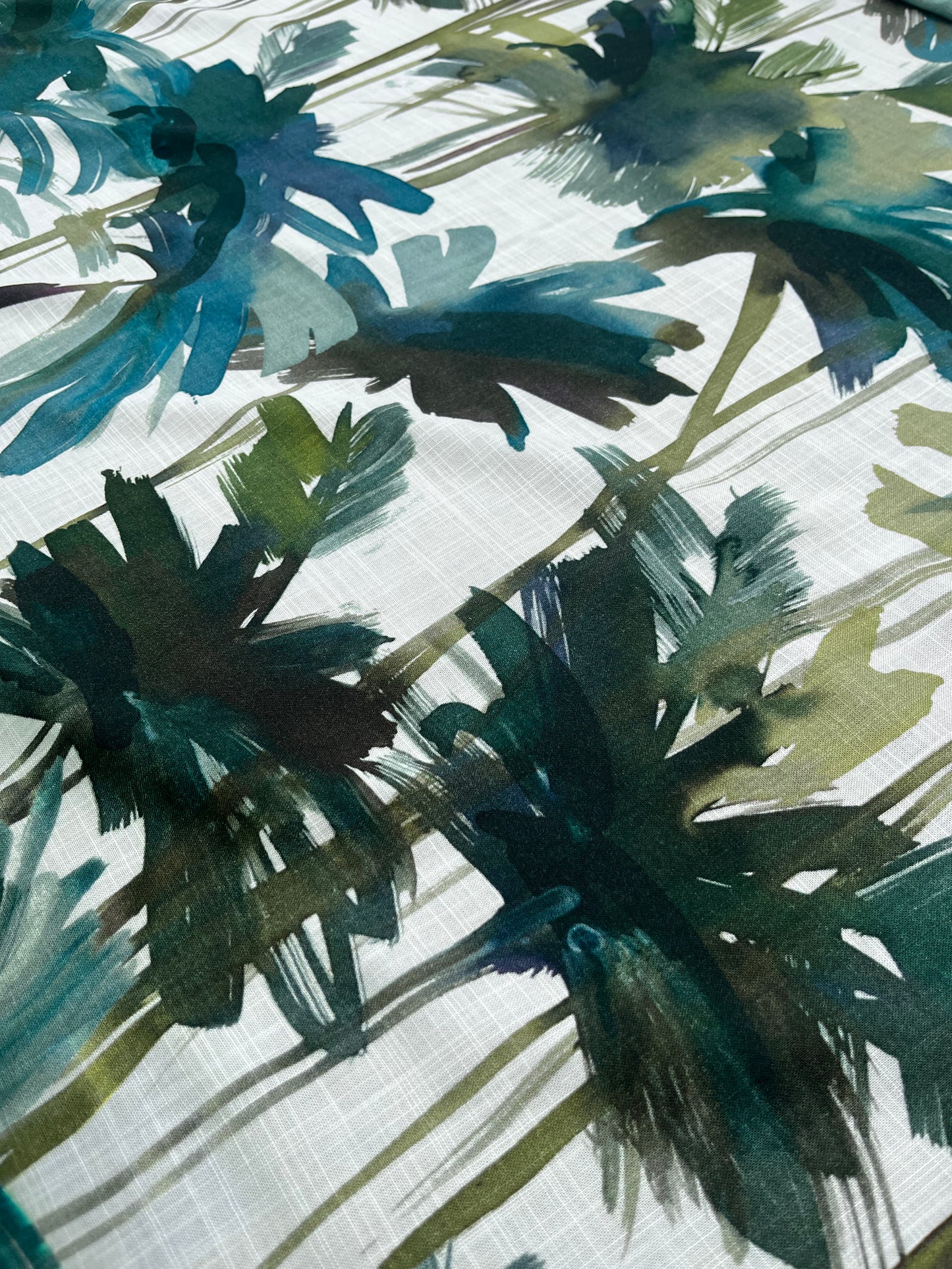 ROSARIO 003 viscose/linen palmier print