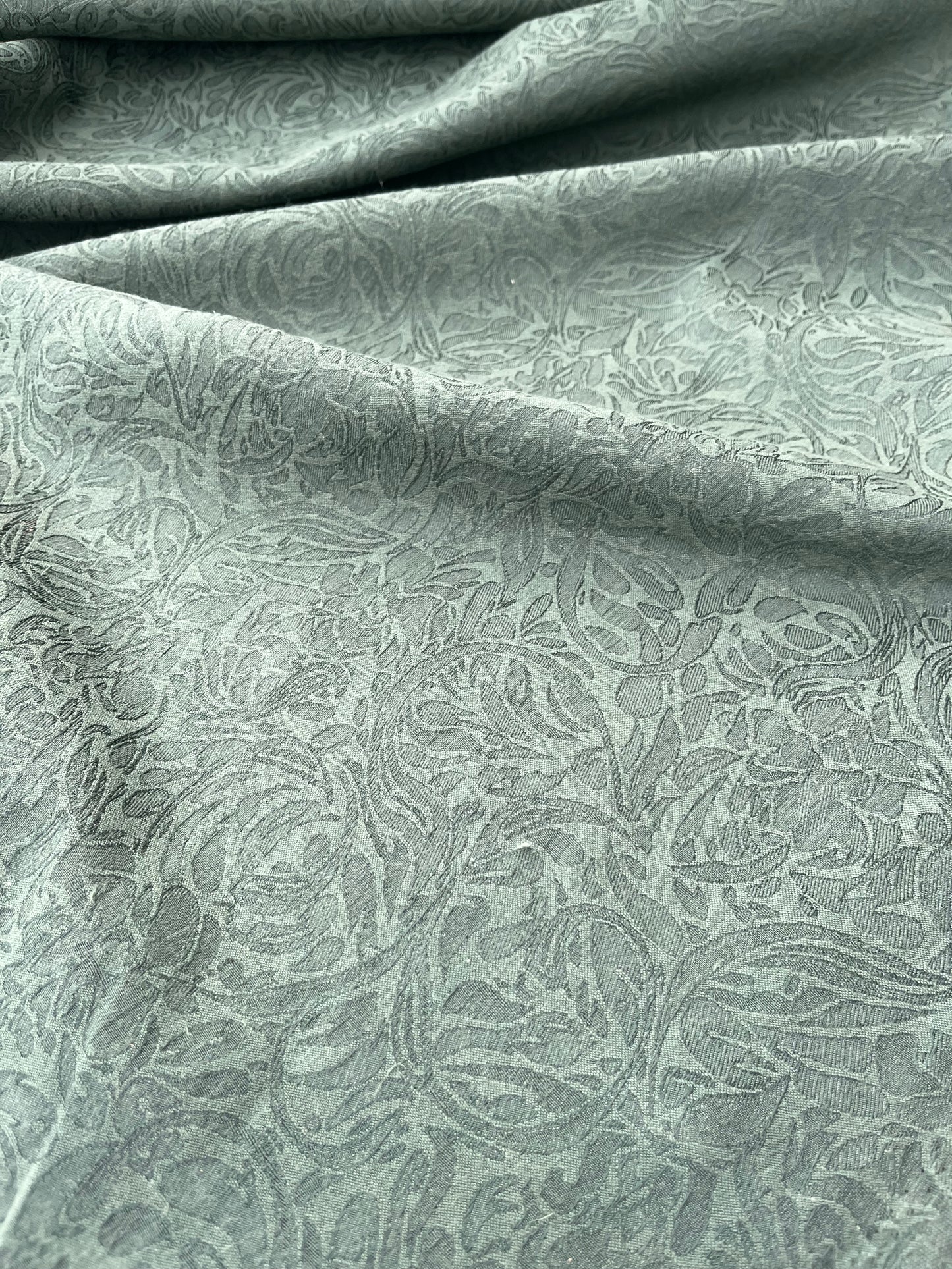 ROSARIO 004 stretch jacquard moss green