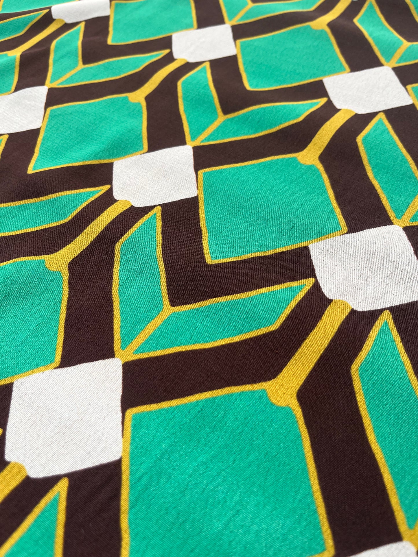 ROSARIO 007 printed viscose crêpe wax design