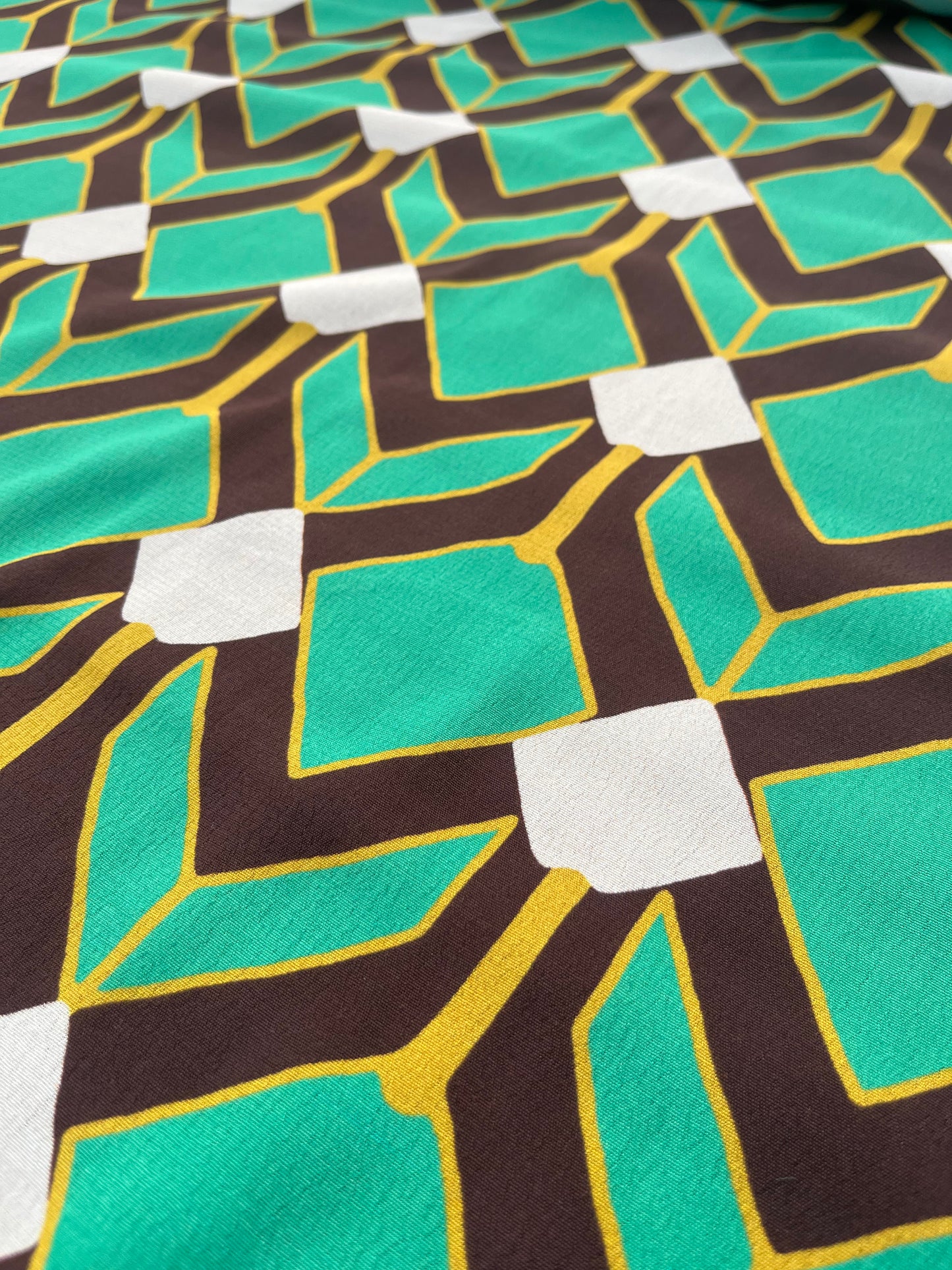 ROSARIO 007 printed viscose crêpe wax design