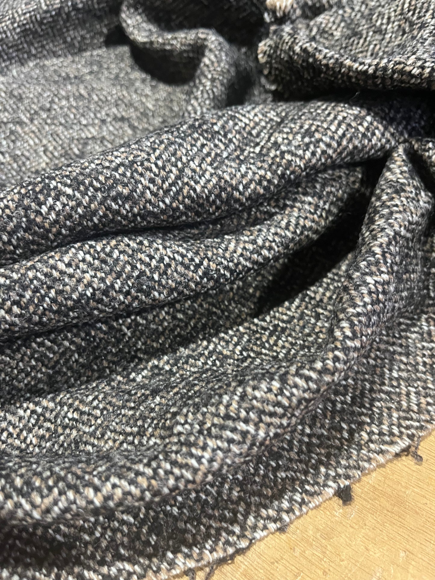 LC WOOLY 1110 tweed herringbone brown