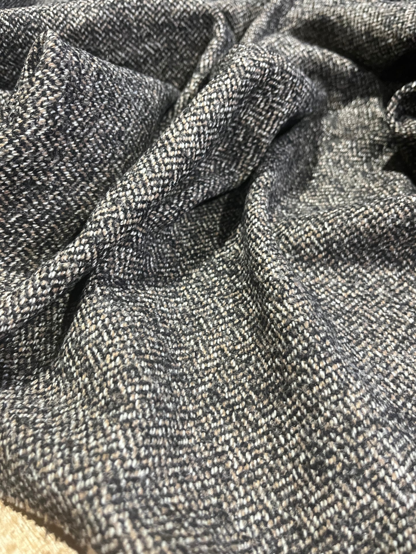 LC WOOLY 1110 tweed herringbone brown