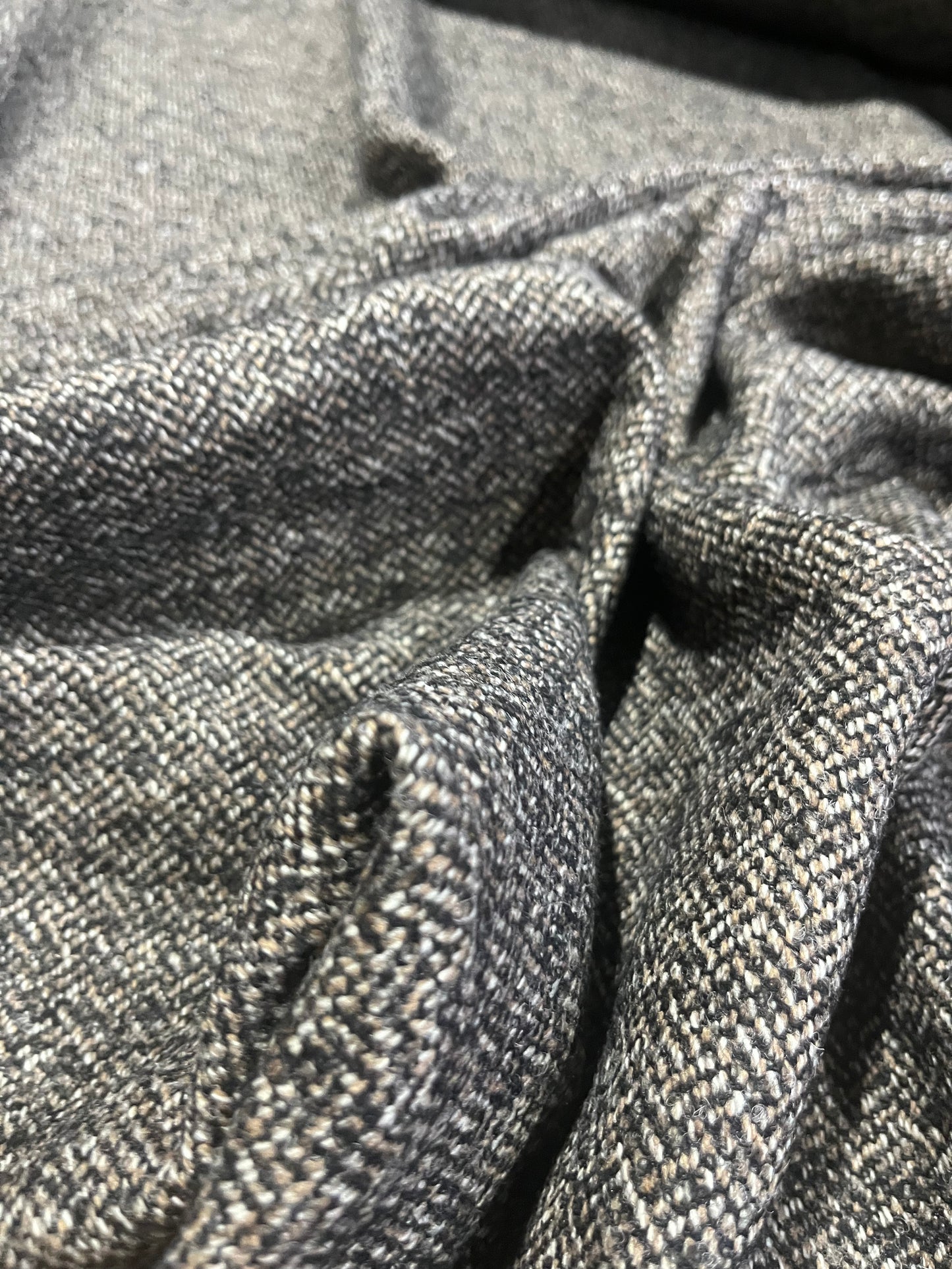 LC WOOLY 1110 tweed herringbone brown
