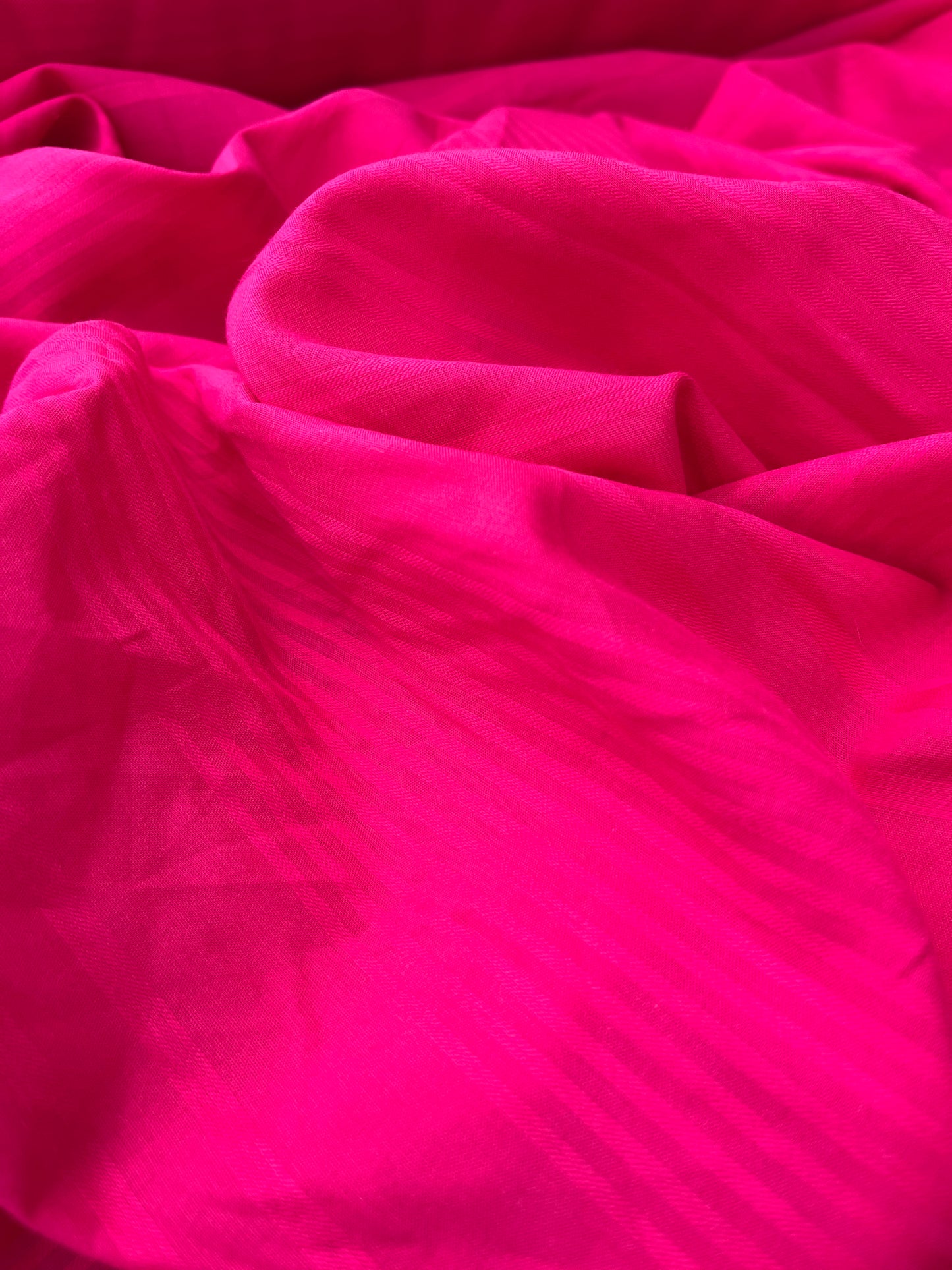ROSARIO 015 cotton voile stripe framboise