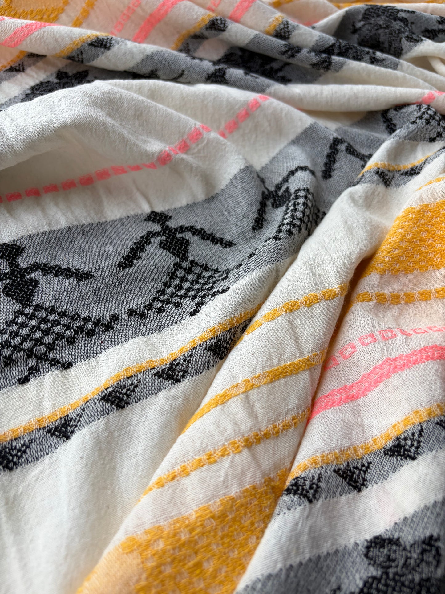 BURNS 052 cotton jacquard stripes