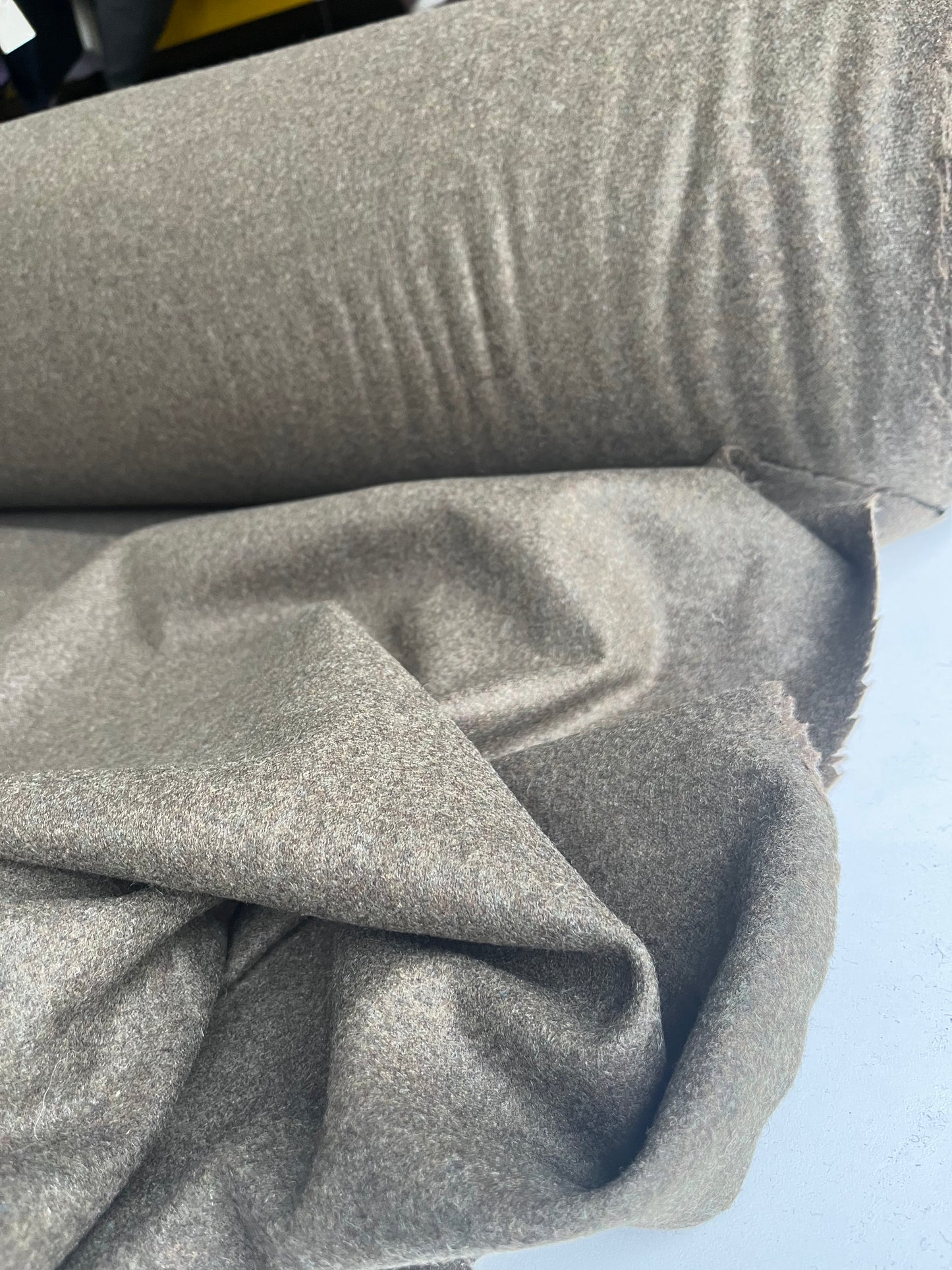 BASILE 007 heavy wool flannel "loden"