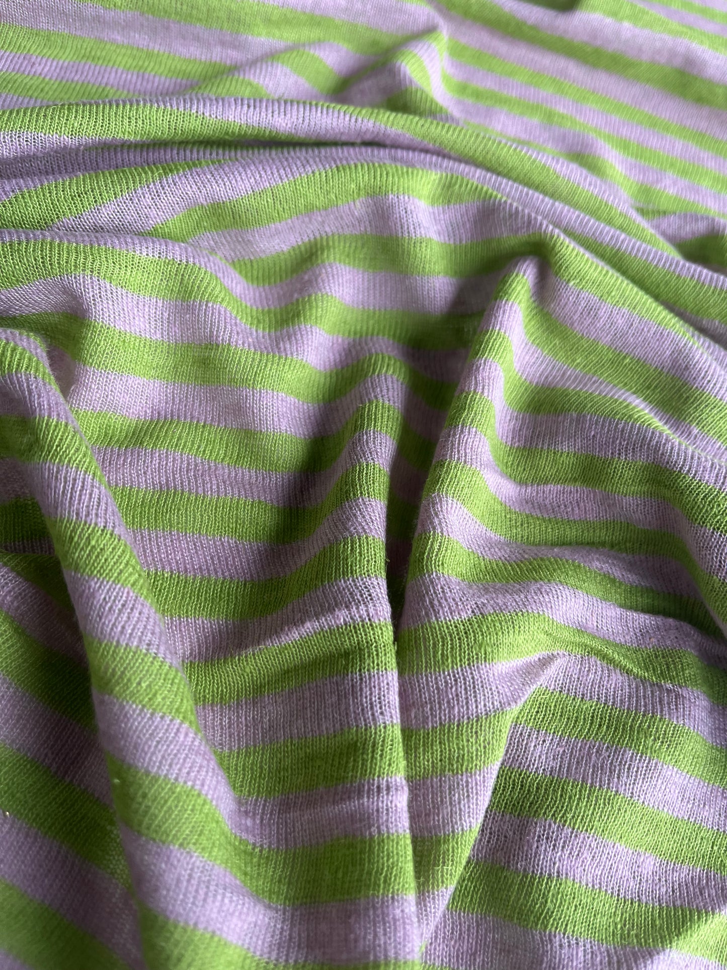 BASILE 012 jersey linen/cotton stripes