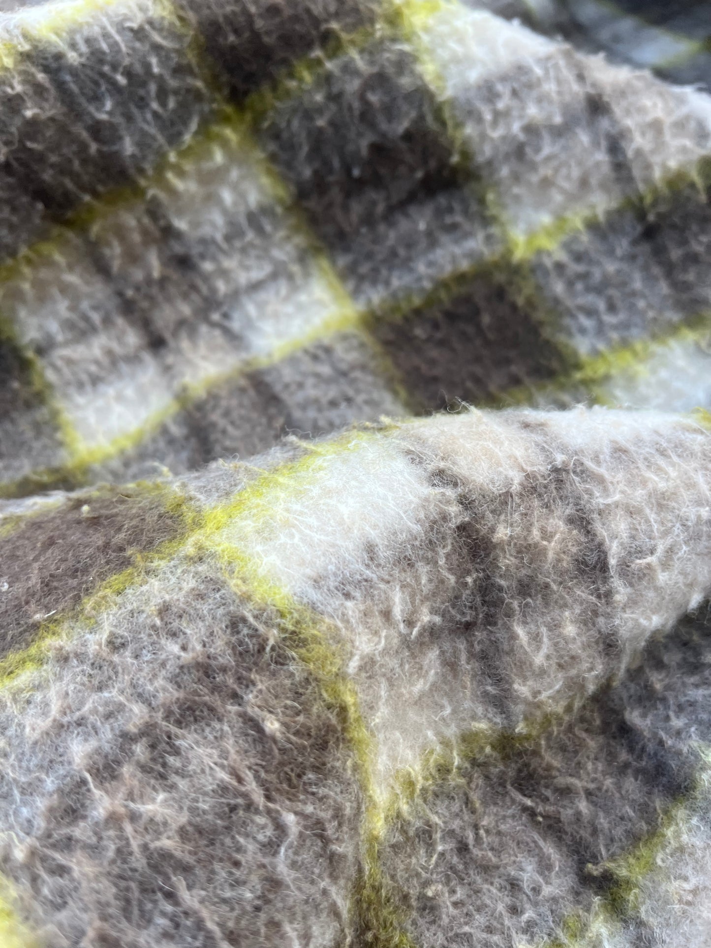 ROSARIO 036 very heavy wool fantasy blanket "vintage look"