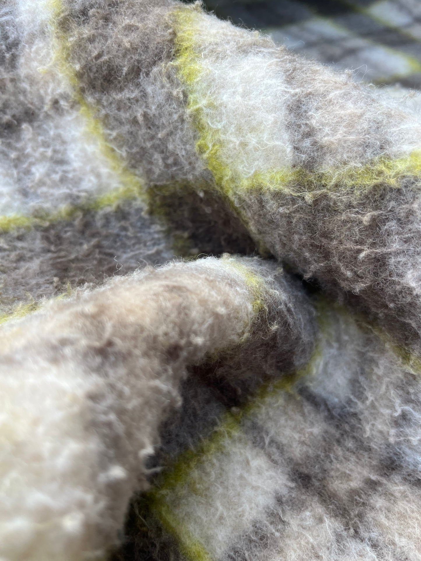 ROSARIO 036 very heavy wool fantasy blanket "vintage look"