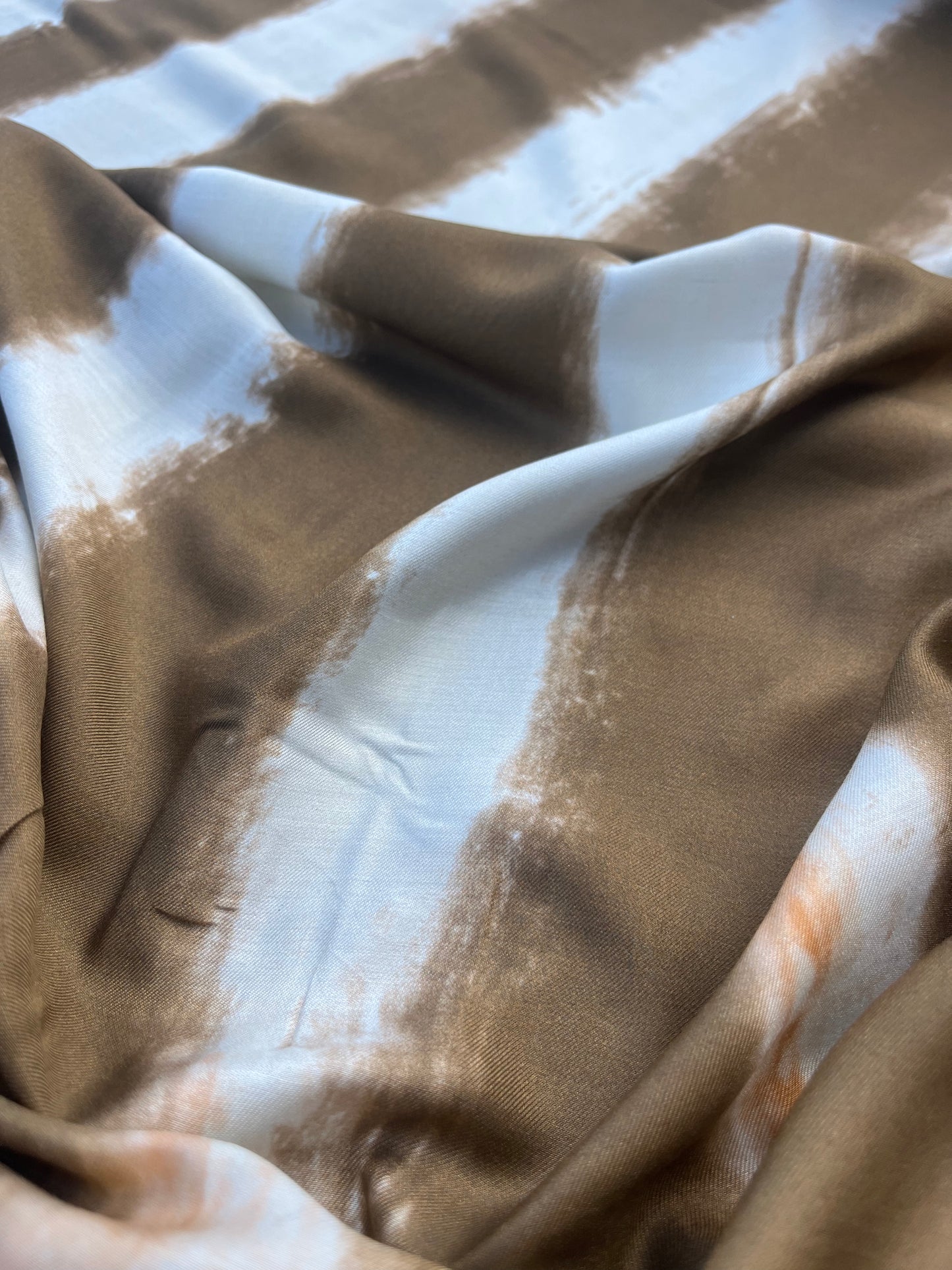 ROSARIO 041 viscose twill tie-dye stripes
