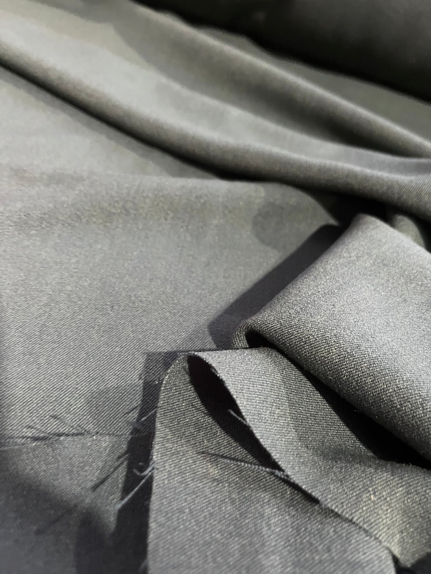 BASILE 027 dark green stretch poly viscose