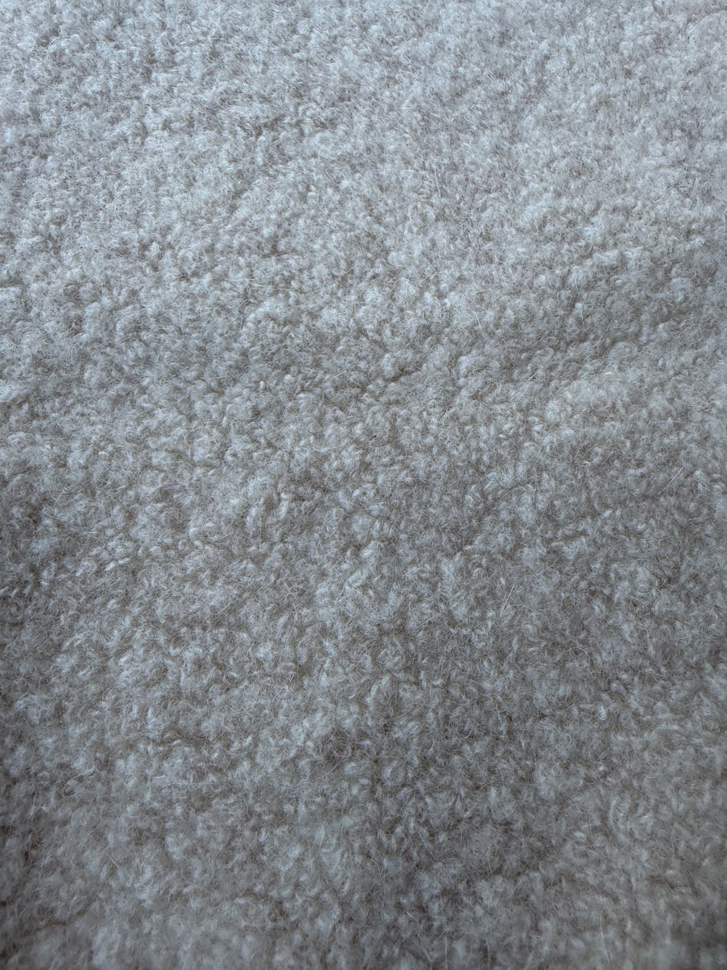 MOE 014 ecru heavy wool bouclette