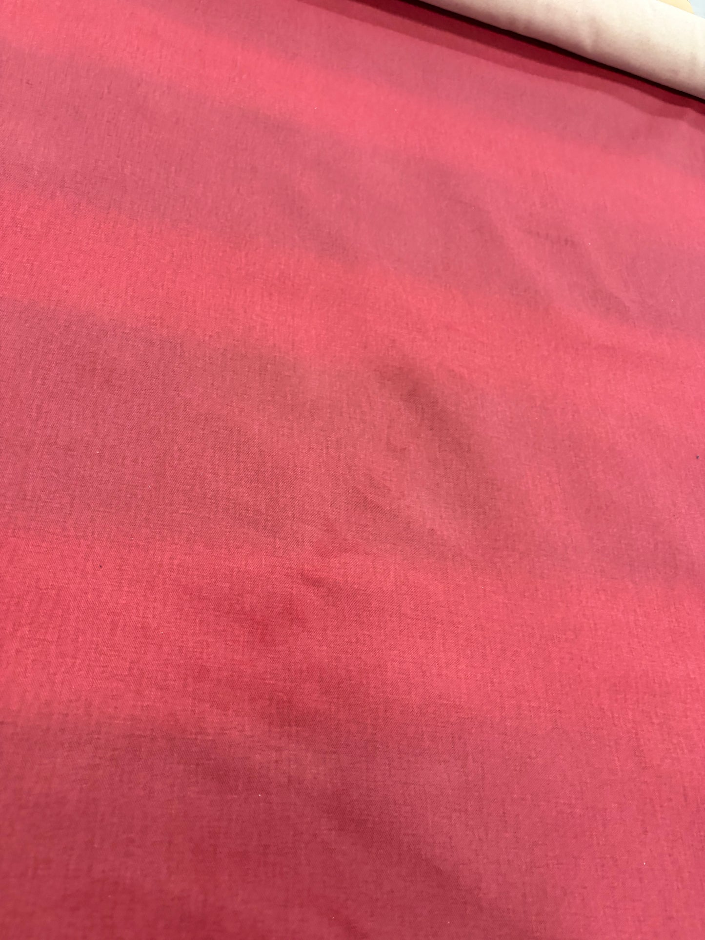 DENIM DISTRICT 033 red stonewashed heavy twill