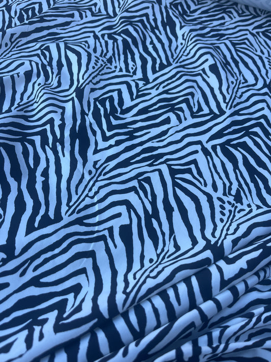 DONDP 1000 jersey viscose elasthane black/white zebra