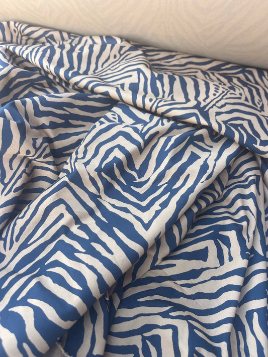 DONDP 1005 jersey viscose elasthane black/camel zebra