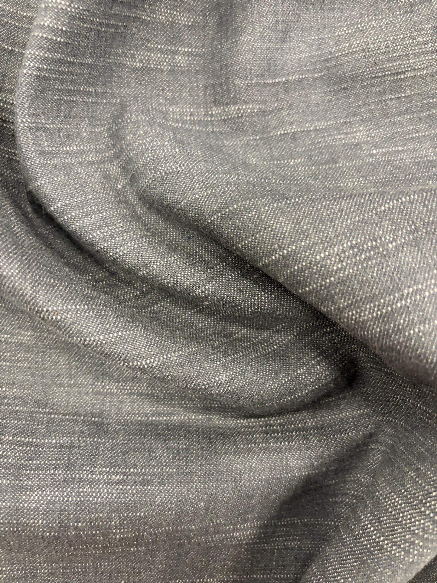 DENIM DISTRICT 040 grey heavy slub denim no stretch