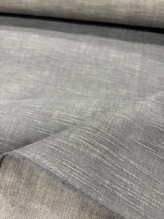 DENIM DISTRICT 040 grey heavy slub denim no stretch
