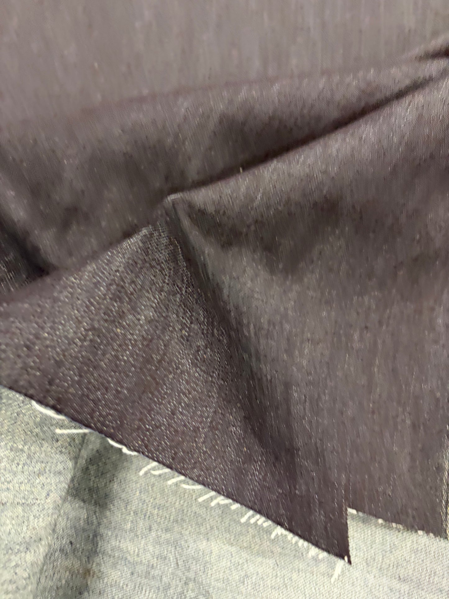 DENIM DISTRICT 045 midweight stretch denim dark indigo