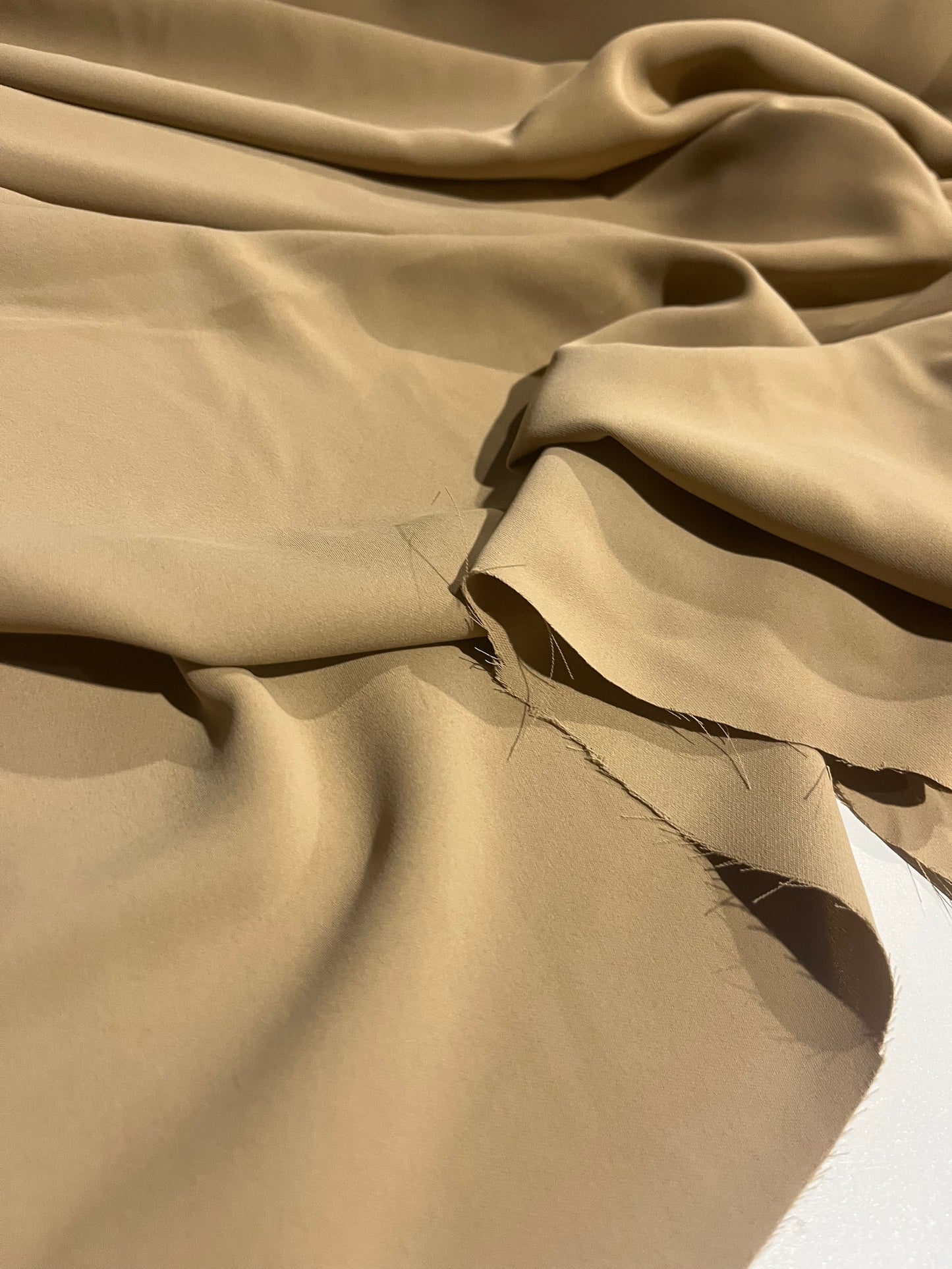 BRIAN 010 camel stretch poly viscose