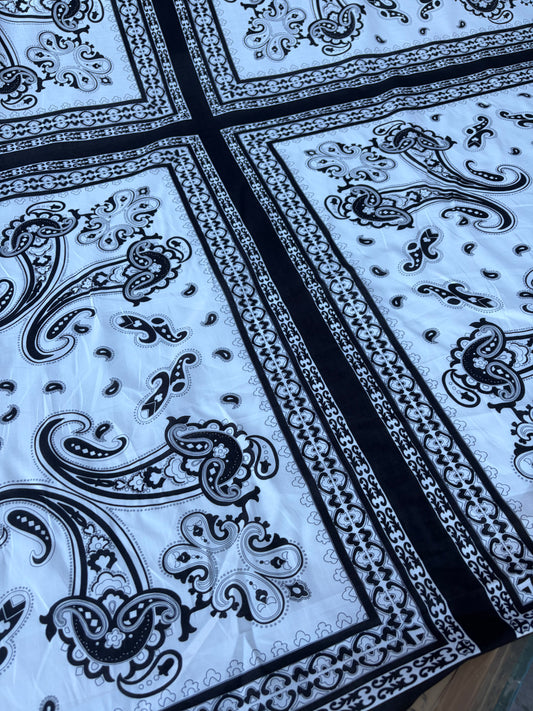 JOS 029 cotton voile foulard print